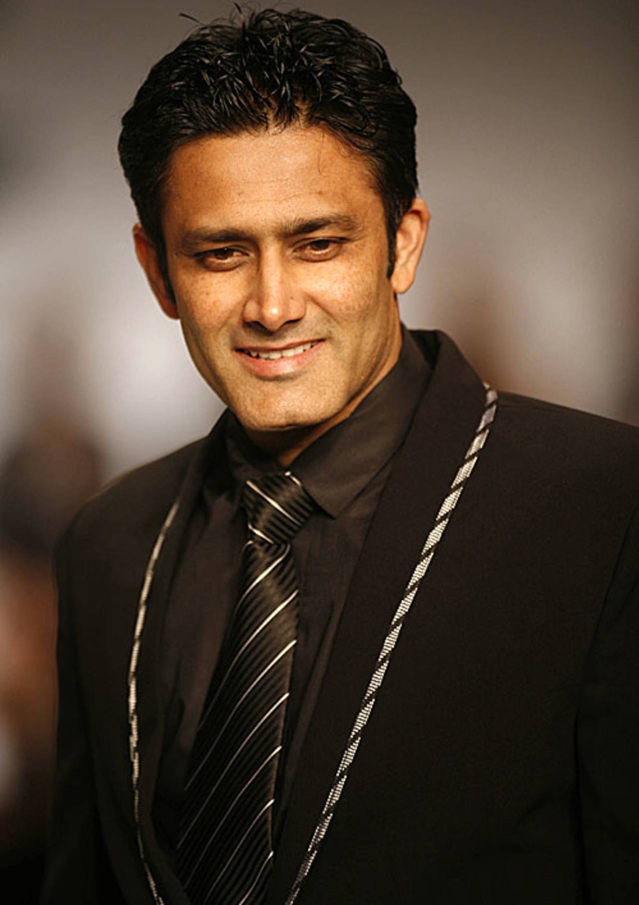 Anil Kumble makes a special appearance at the Van Heusen Fashion Week, New Delhi, September 12, 2009