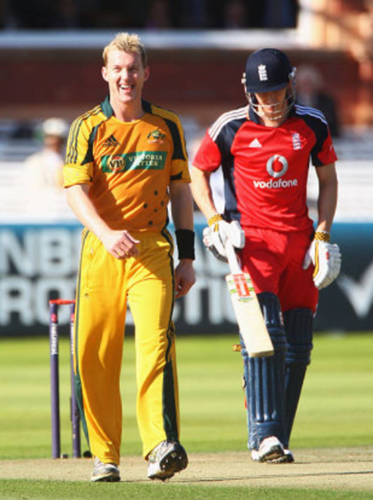 All smiles: Brett Lee had a day to savour at Lord's&nbsp;&nbsp;&bull;&nbsp;&nbsp;Getty Images
