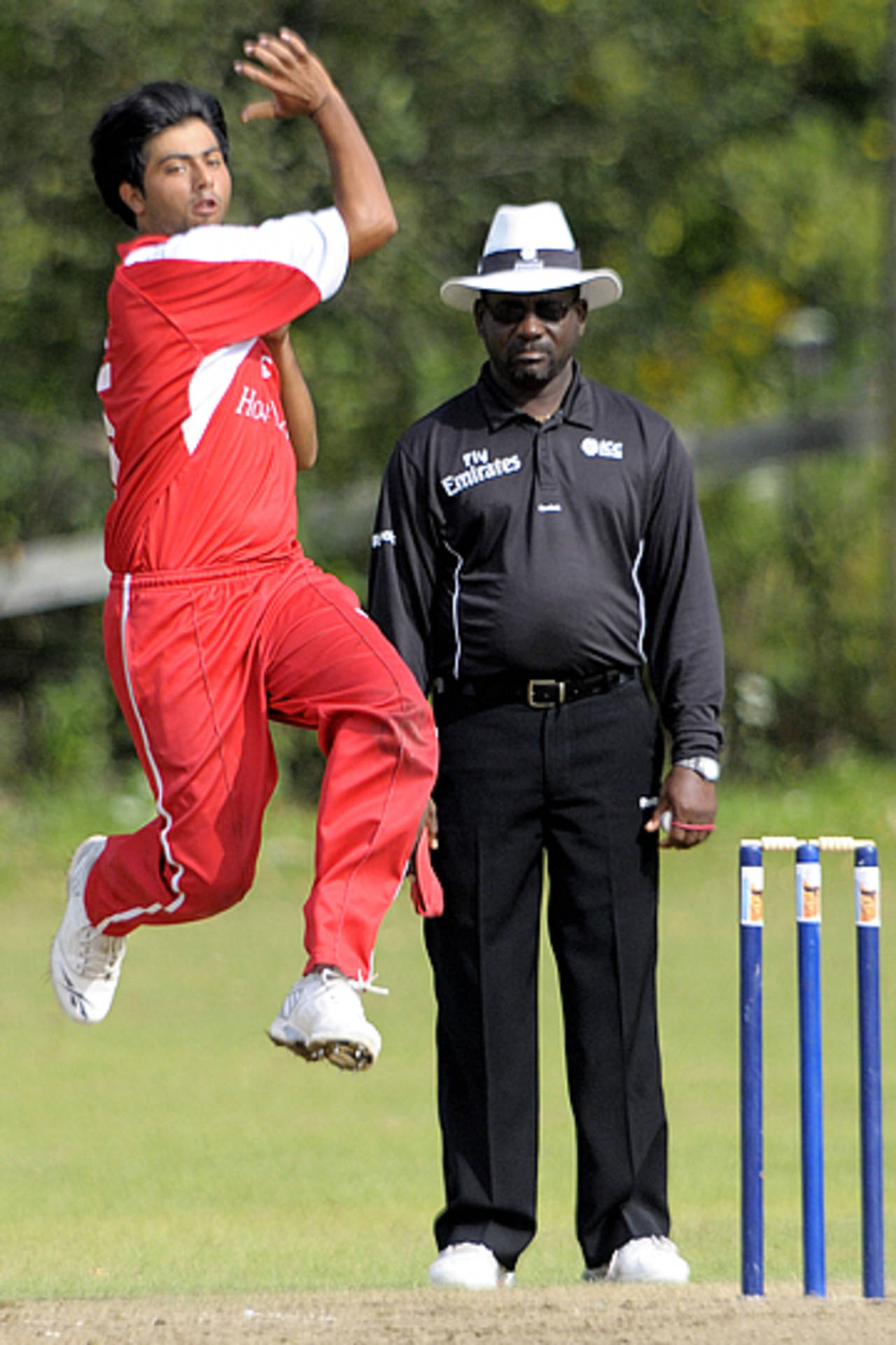 Niaz Ali picked up 5-13 against Vanuatu at the ICC Under-19 World Cup Qualifier in Toronto, Canada