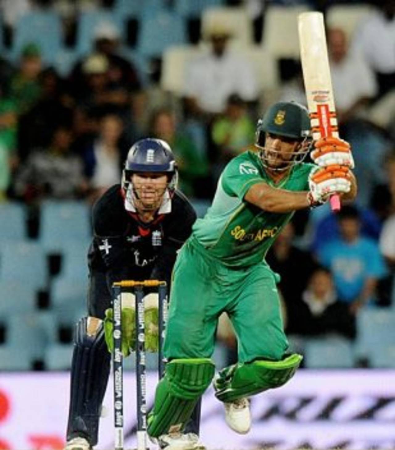 JP Duminy converted the opening match from a one-sided encounter to a thriller&nbsp;&nbsp;&bull;&nbsp;&nbsp;AFP