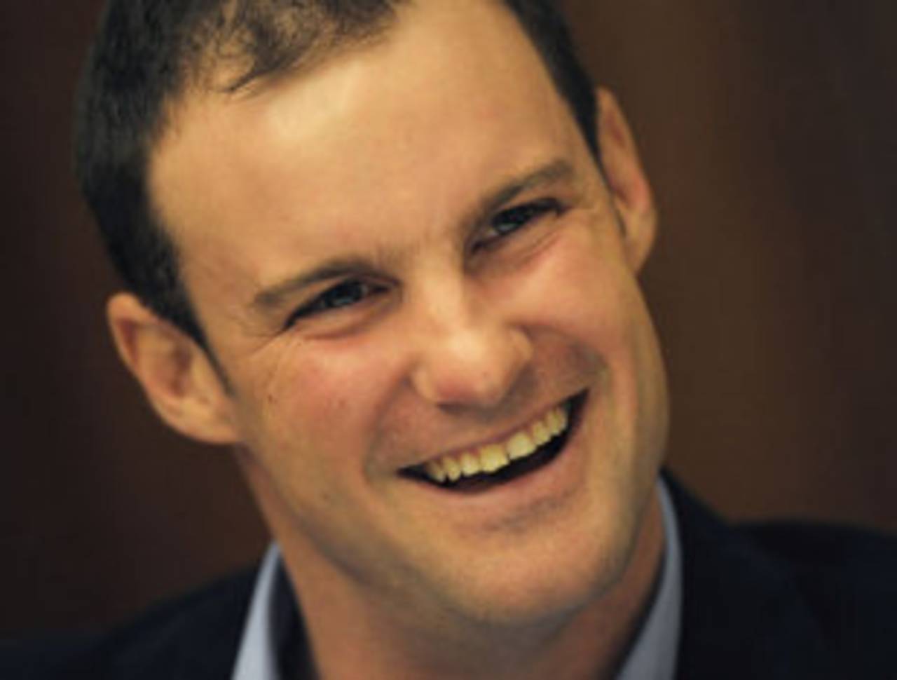 Andrew Strauss at a promotional event for his new book <i>Testing Times</i>, London, October 7, 2009