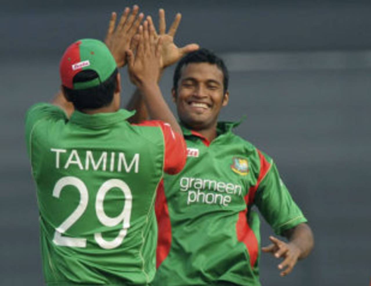 Nazmul Hossain has been ruled out of the series after suffering a knee injury&nbsp;&nbsp;&bull;&nbsp;&nbsp;Associated Press
