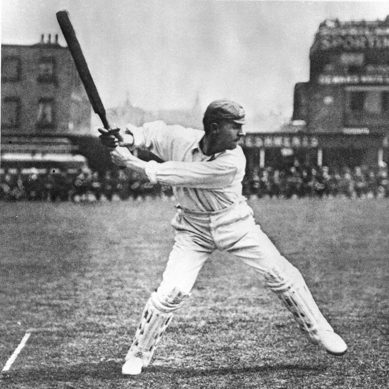 Victor Trumper: fast hands, a high backlift, fluent arc and immaculate follow-through, captured in George Beldam's immortal photograph from 1905&nbsp;&nbsp;&bull;&nbsp;&nbsp;Getty Images