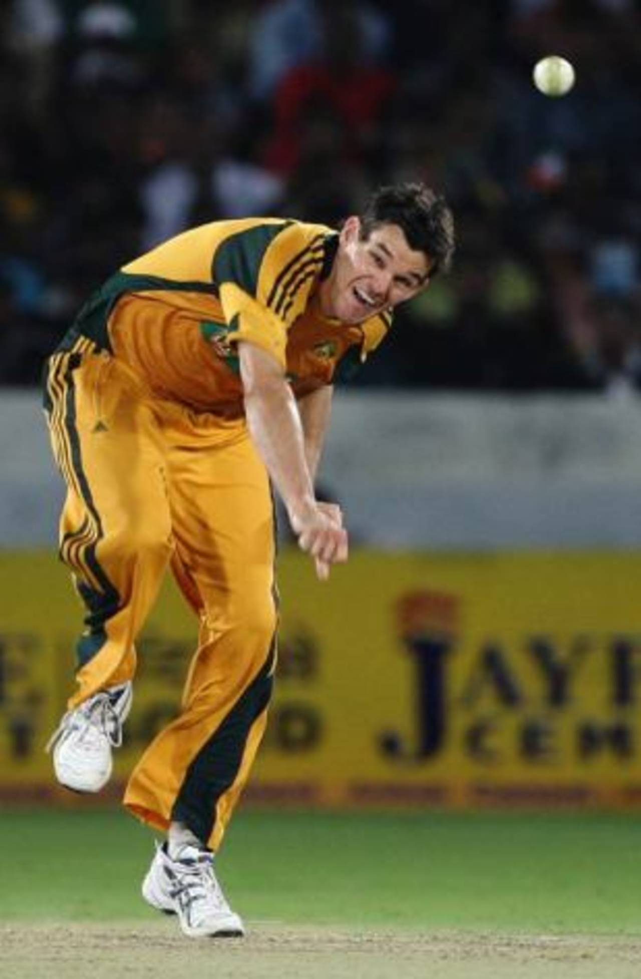 Clint McKay picked up the key wicket of Sachin Tendulkar in Australia's win in Hyderabad&nbsp;&nbsp;&bull;&nbsp;&nbsp;Getty Images