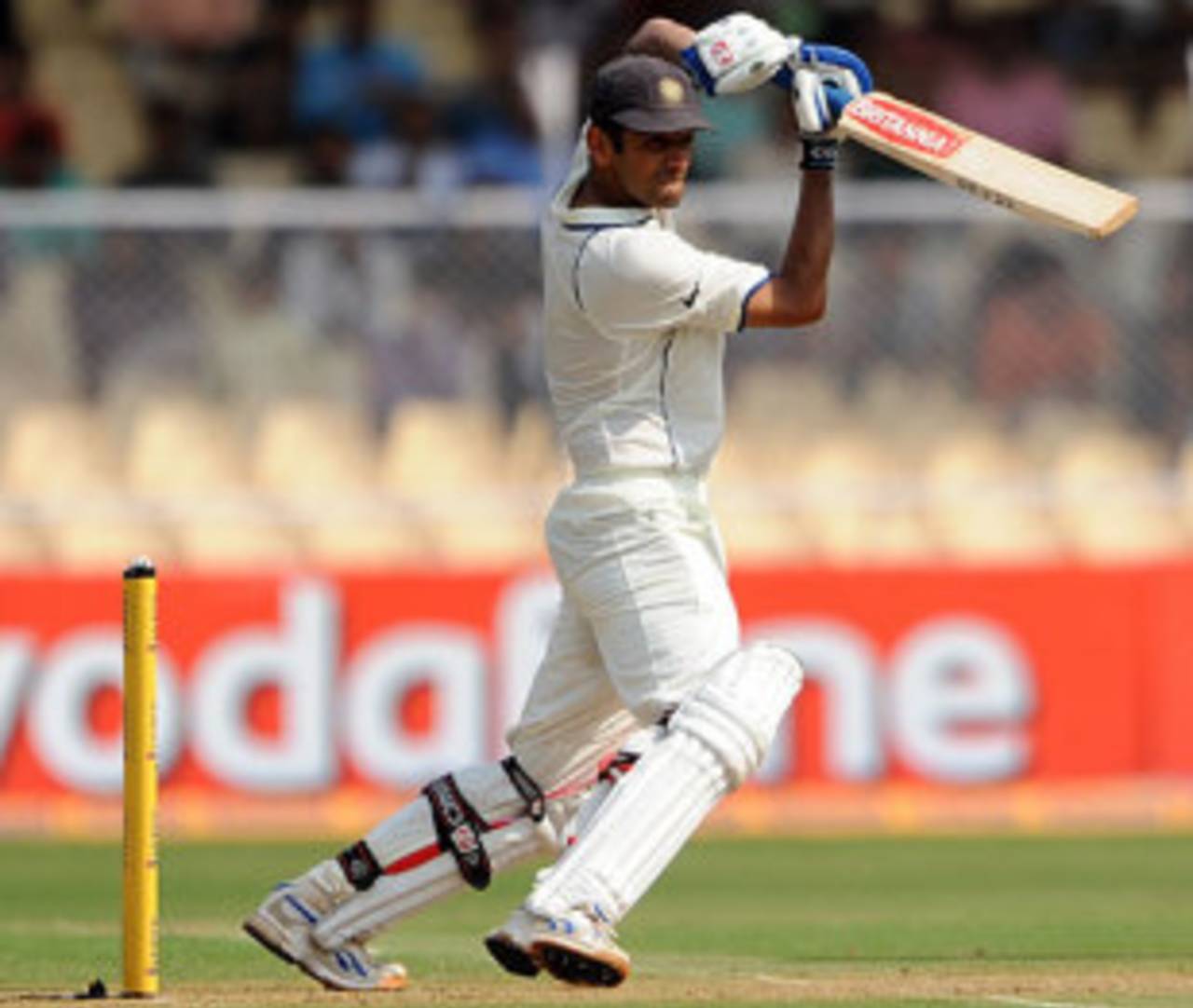 Rahul Dravid majestically guides it past point, India v Sri Lanka, 1st Test, Ahmedabad, 1st day, November 16, 2009