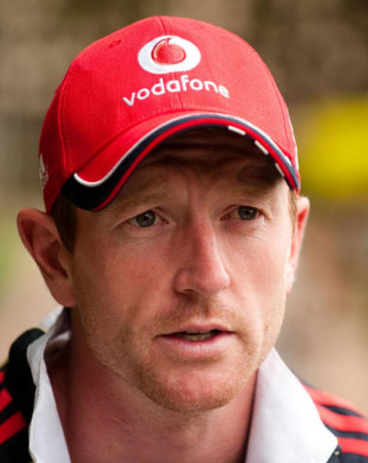 Paul Collingwood during a press conference at the team hotel in Johannesburg, November 18, 2009