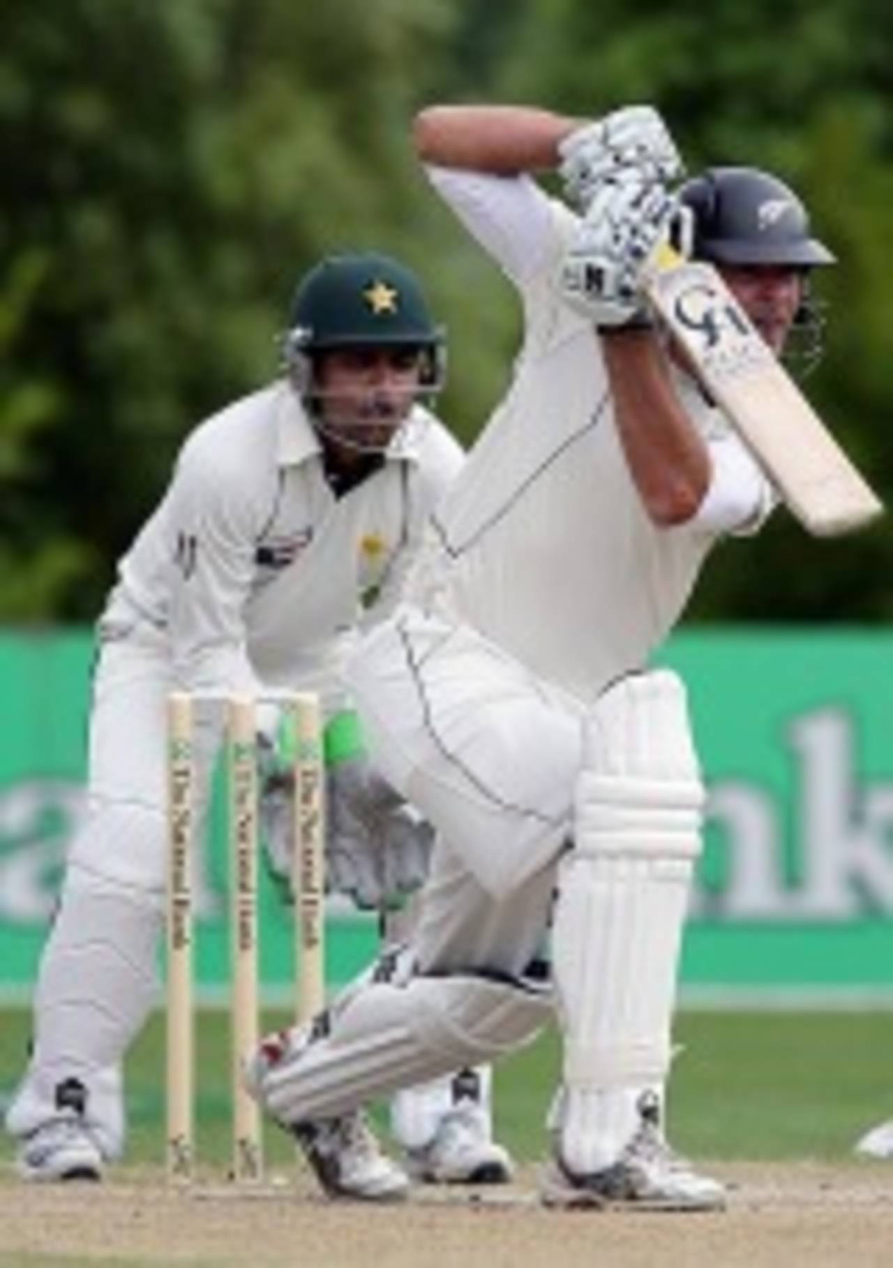 Tim McIntosh was involved in an 87-run stand with Ross Taylor, New Zealand v Pakistan, 1st Test, Dunedin, 4th day, November 27, 2009