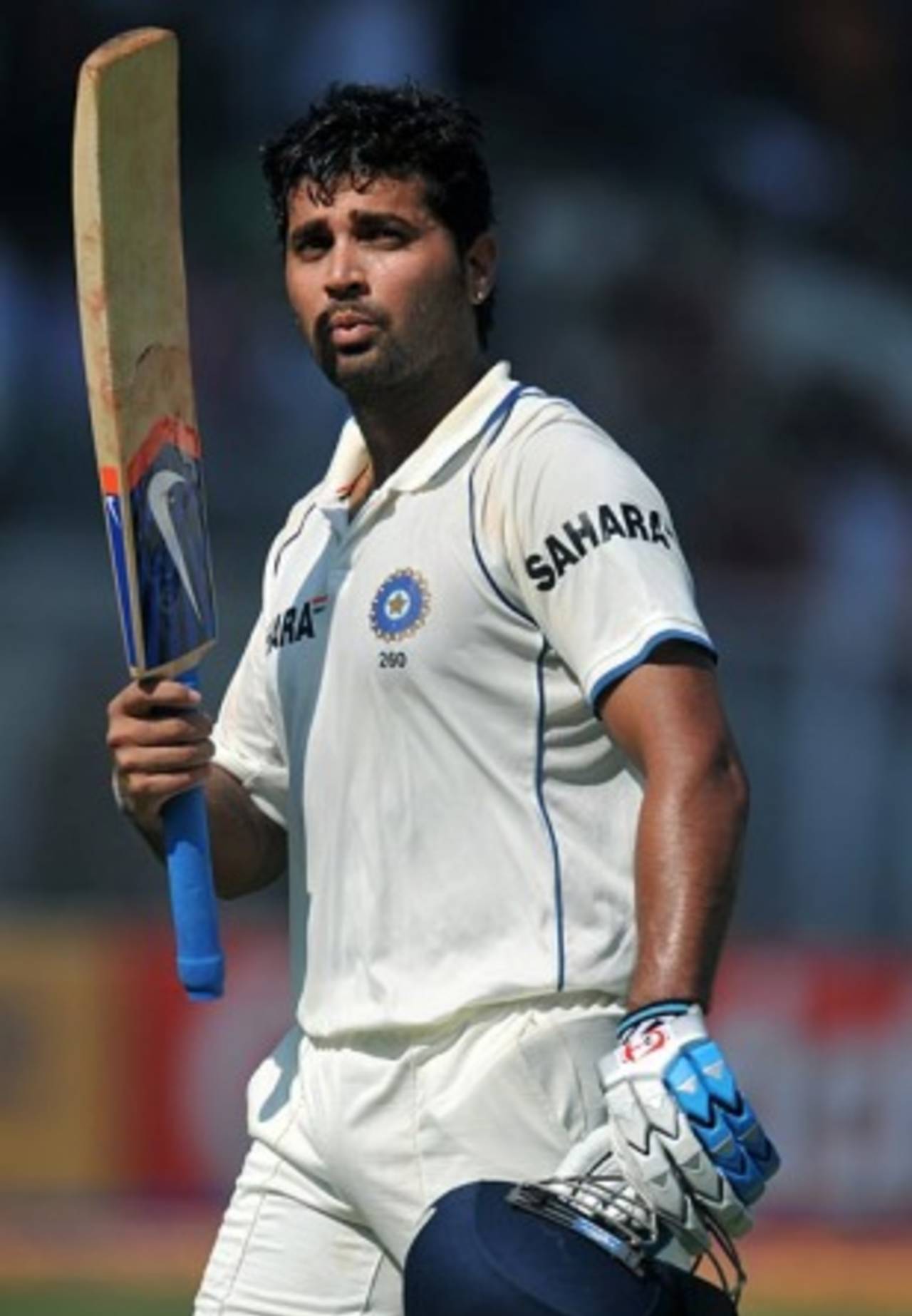 M Vijay was out for 87, India v Sri Lanka, 3rd Test, Mumbai, 2nd day, December 3, 2009
