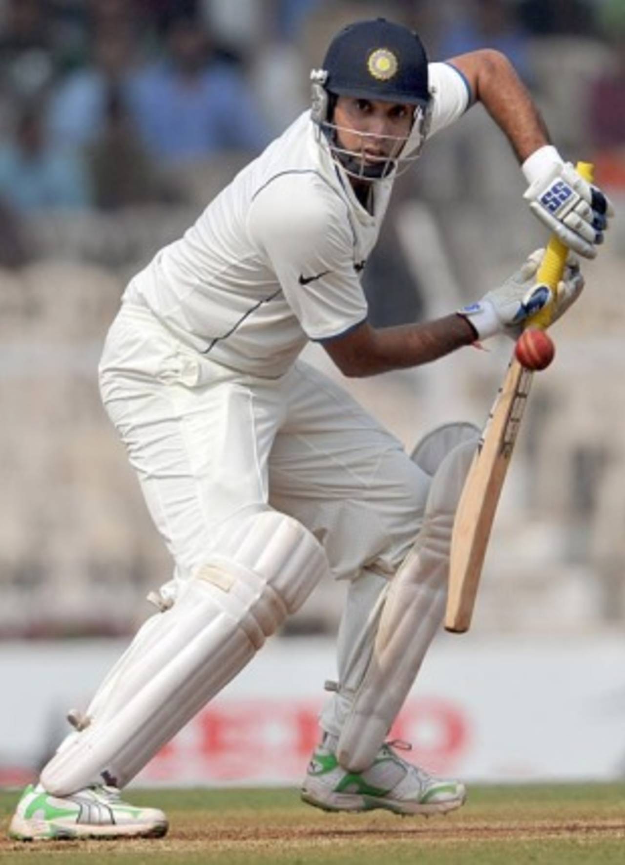 VVS Laxman chipped in with 62, India v Sri Lanka, 3rd Test, Mumbai, 3rd day, December 4, 2009
