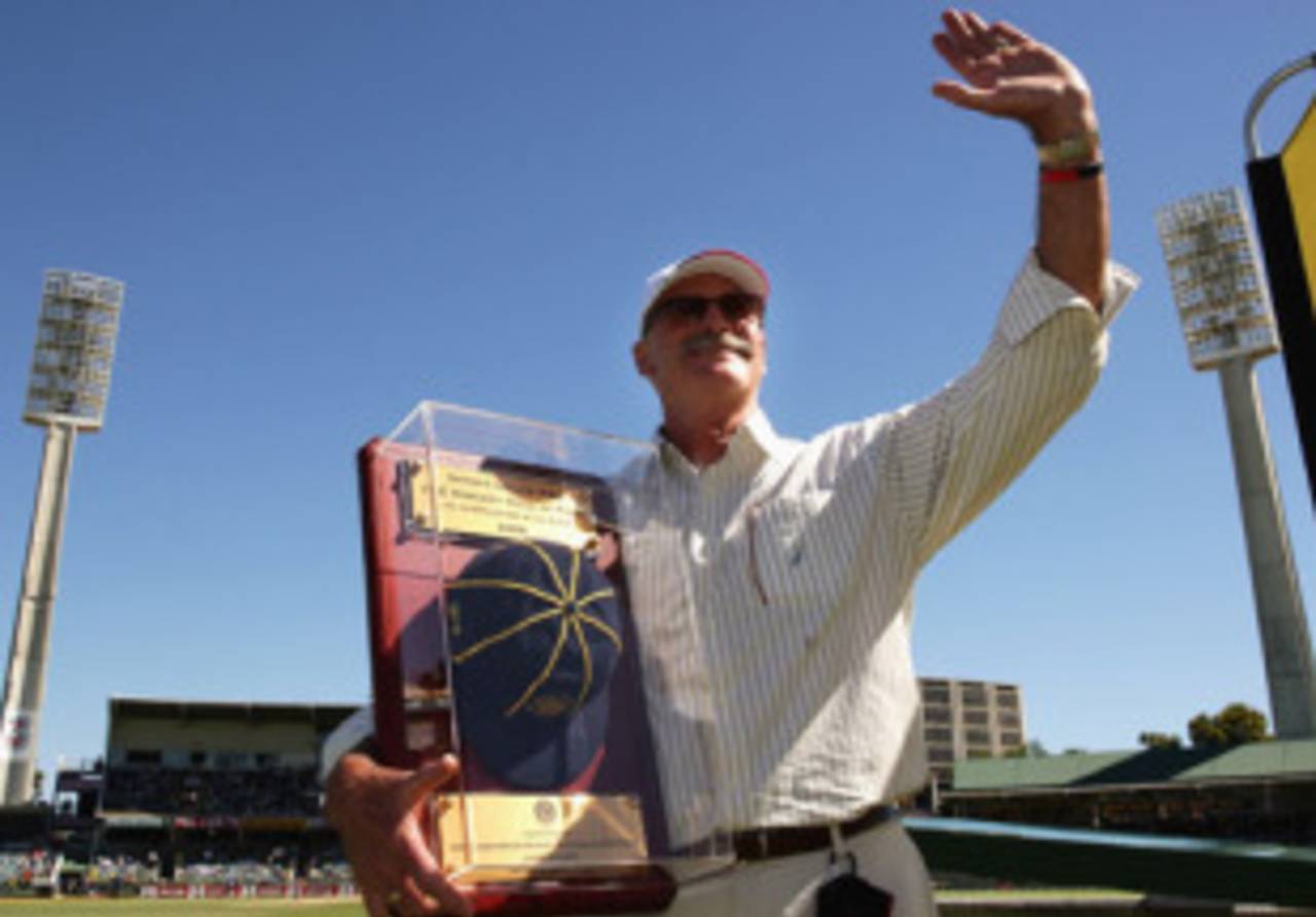Dennis Lillee, who got a lap of honour at the WACA, has a few questions about Australia's current crop of fast men&nbsp;&nbsp;&bull;&nbsp;&nbsp;Getty Images