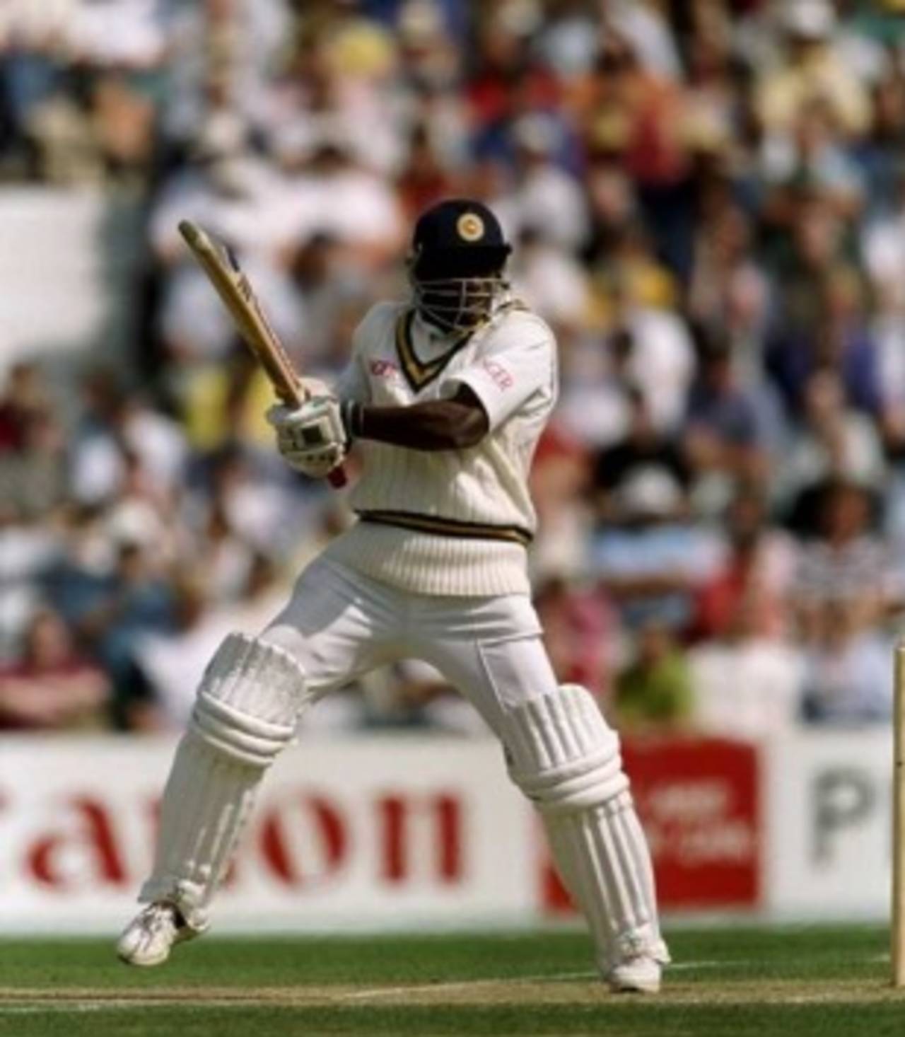 Sanath Jayasuriya cuts, England v Sri Lanka, The Oval, 29 Aug 1998