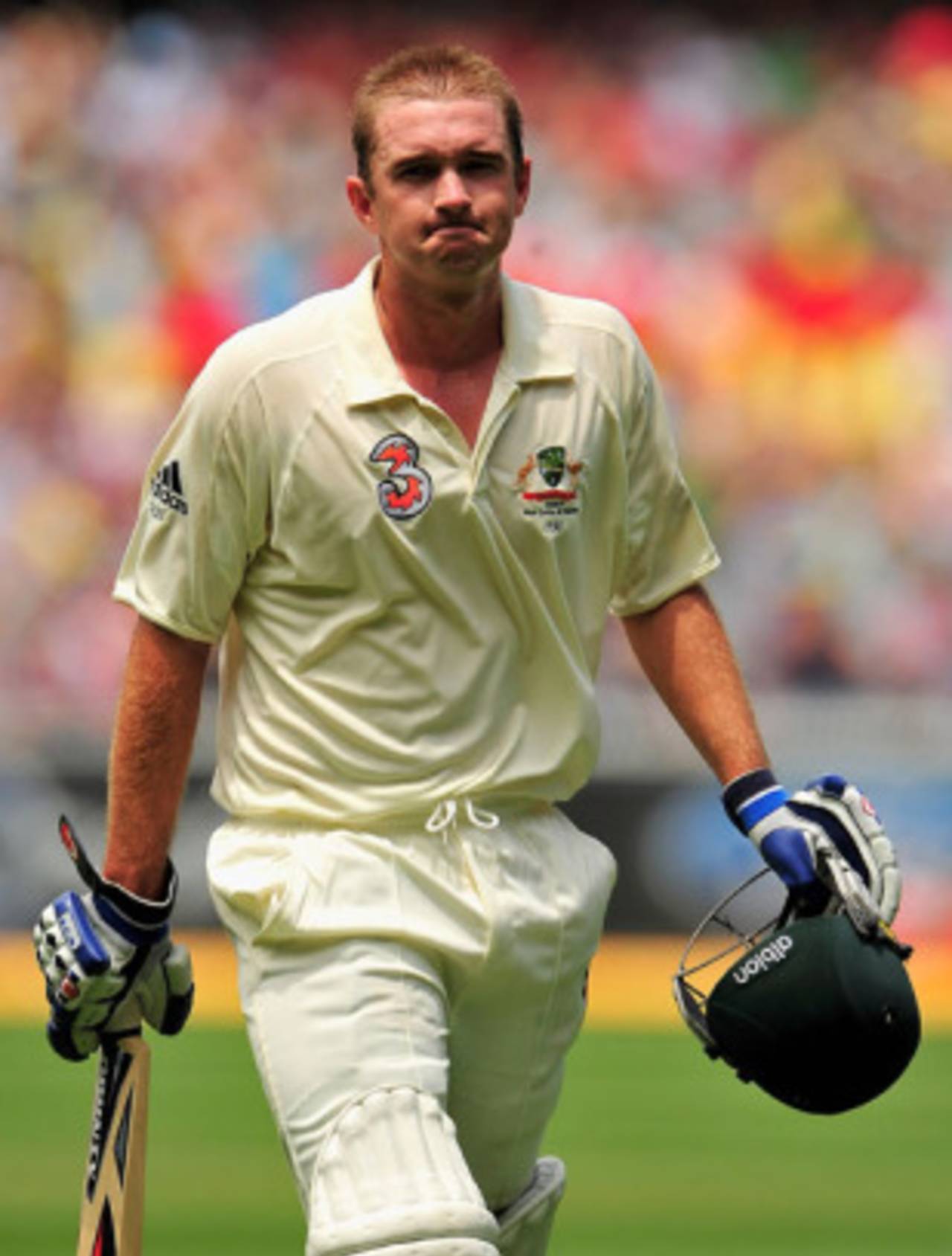 Nathan Hauritz leaves with a career-high 75, Australia v Pakistan, 1st Test, Melbourne, December 27, 2009