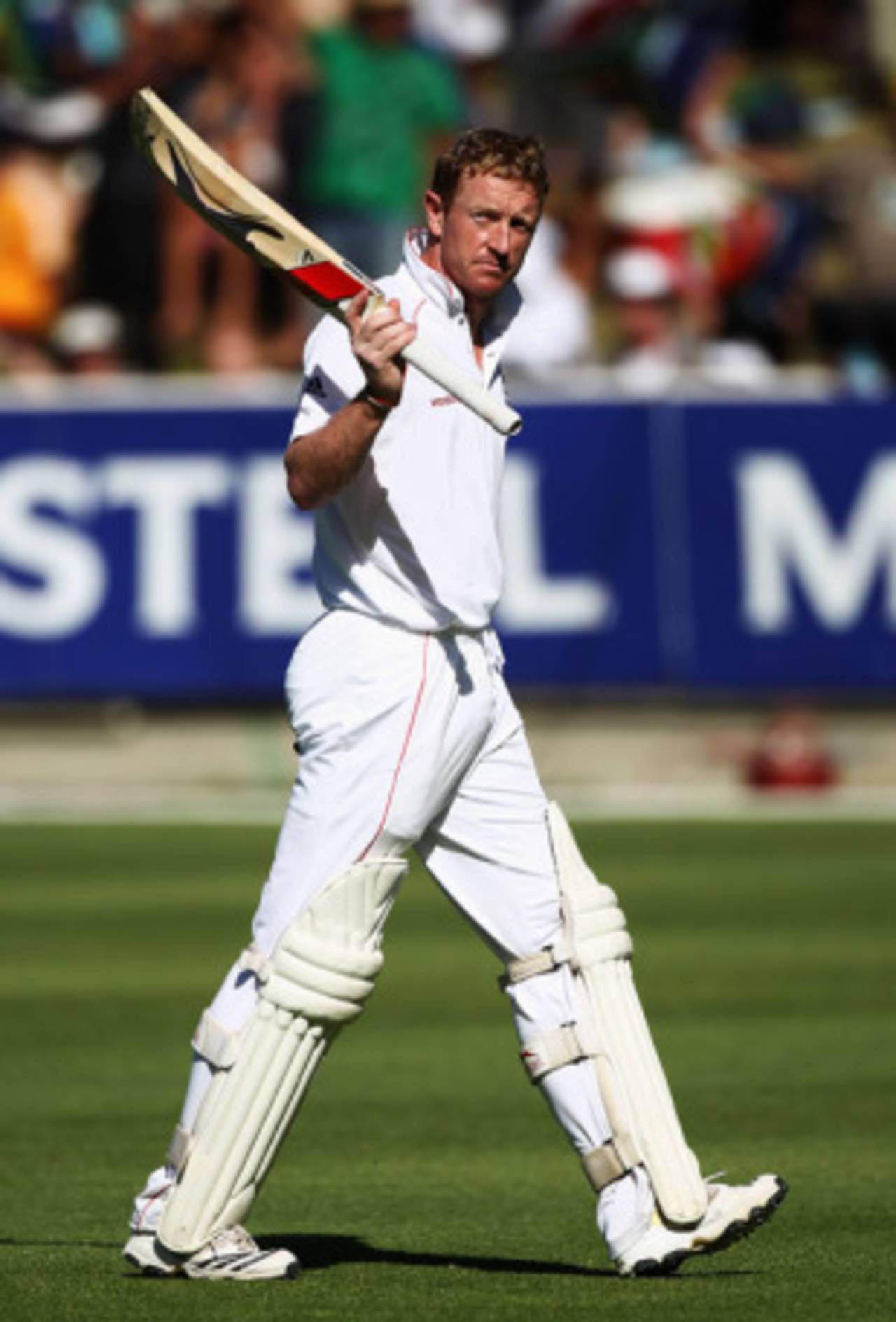 Paul Collingwood's limpet-like innings was finally ended after 188 balls, England v South Africa, 3rd Test, Cape Town, 7 January, 2010