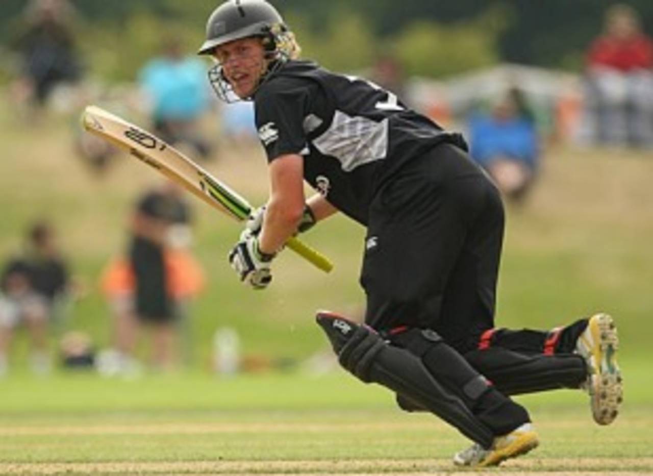 Harry Boam top scored with 85 to take New Zealand to a seven-wicket win, New Zealand Under-19s v Sri Lanka Under-19s, 23rd Match, Group C, ICC Under-19 World Cup, Christchurch, January 20, 2010