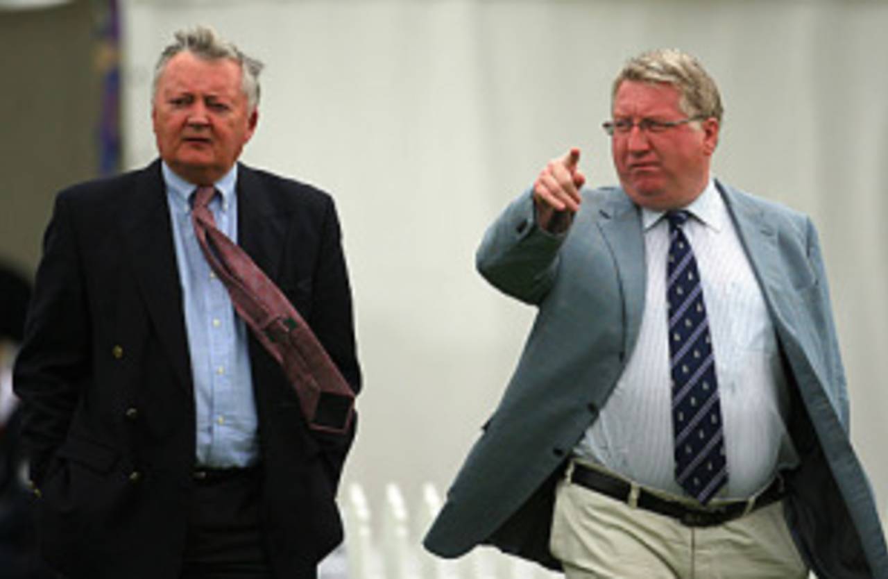 David Morgan (left) is back involved with the ECB to assess county cricket&nbsp;&nbsp;&bull;&nbsp;&nbsp;Getty Images