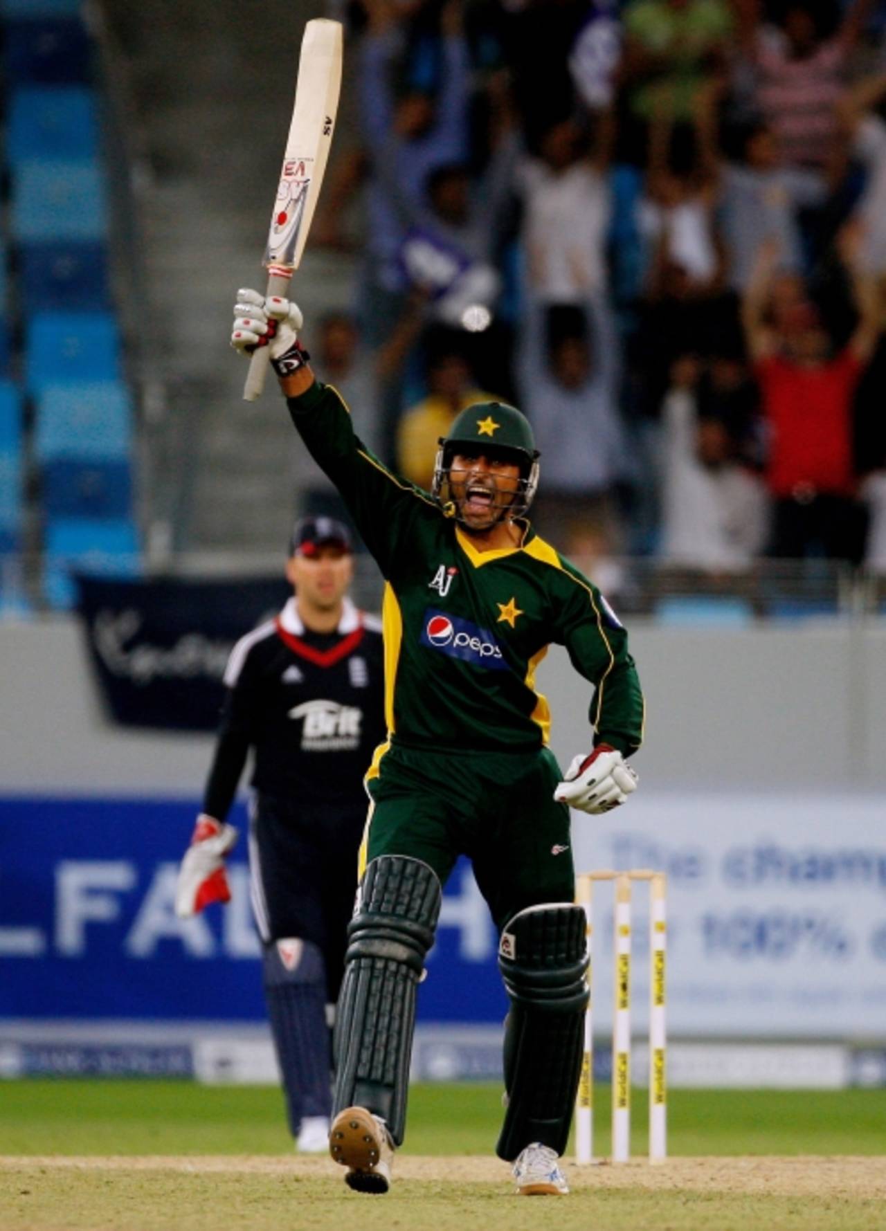 Abdul Razzaq's delight was evident after his explosive innings sealed a cathartic victory for Pakistan, England v Pakistan, 2nd Twenty20, Dubai, February 20, 2010