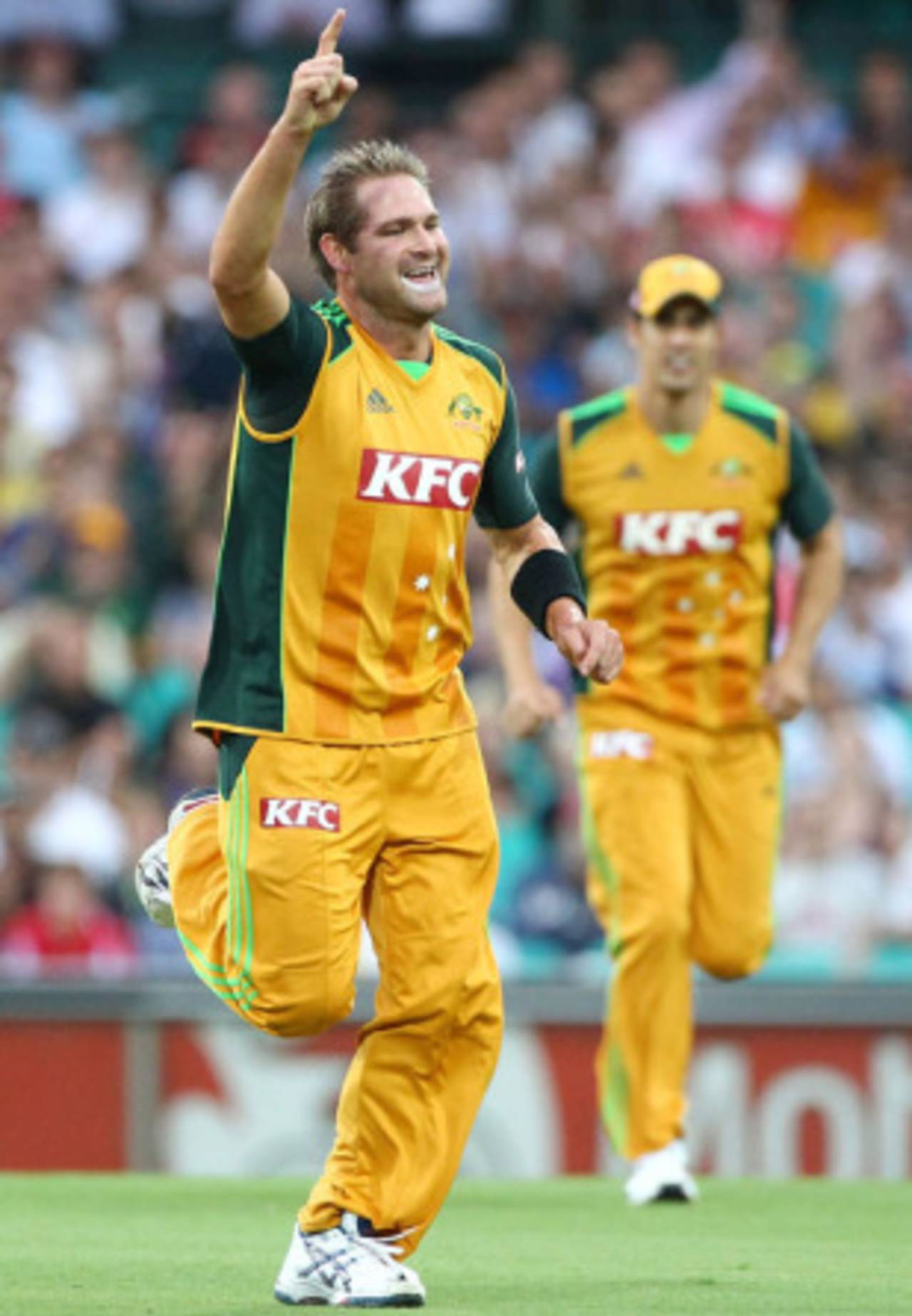 Ryan Harris struck twice in an over to hurt West Indies, Australia v West Indies, 2nd T20, Sydney, February 23, 2010