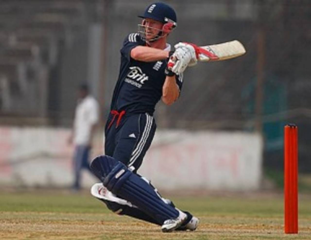 Paul Collingwood rocks back to pull, Bangladesh Cricket Board XI v England XI, Dhaka, February 23, 2010