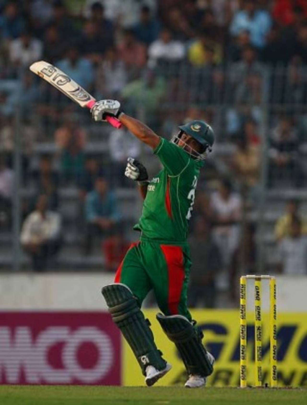 Tamim Iqbal's hundred deserved more support from his team-mates, but Bangladesh still struggle to find the ideal batting tempo&nbsp;&nbsp;&bull;&nbsp;&nbsp;Getty Images