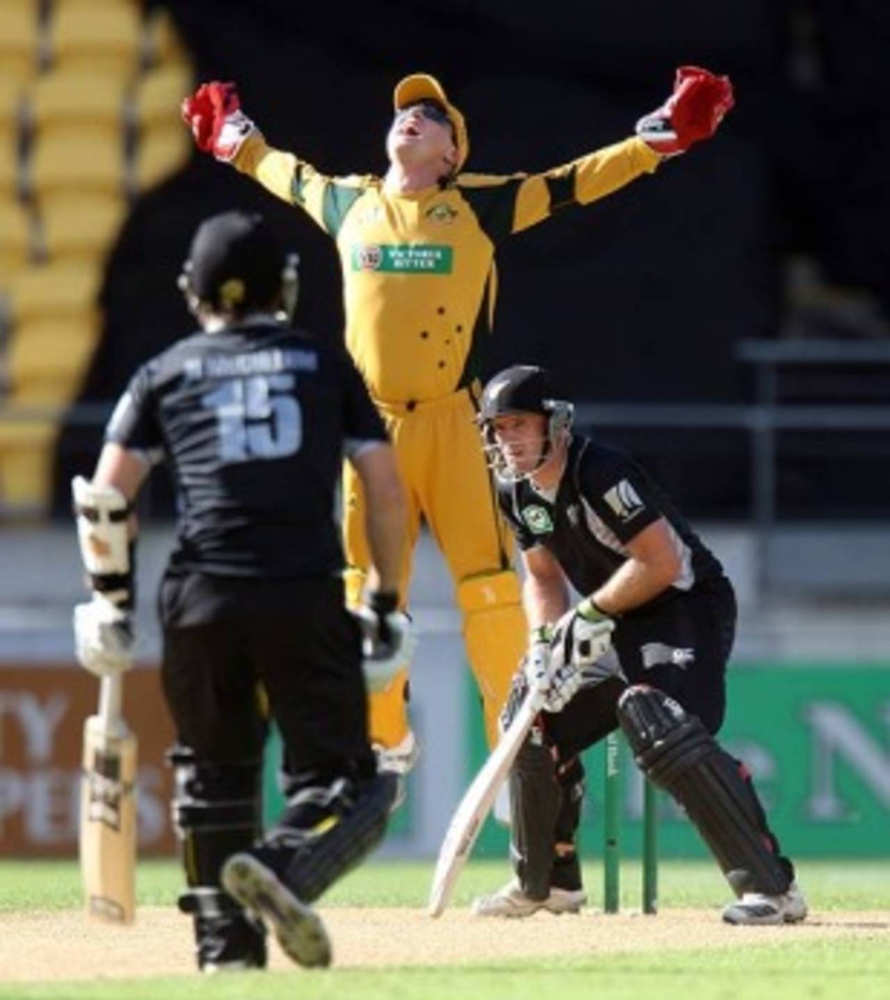 Friday's World Cup game between Australia and New Zealand takes on an added edge as the trans-Tasman rivals will also be competing for the Chappell-Hadlee Trophy&nbsp;&nbsp;&bull;&nbsp;&nbsp;Getty Images