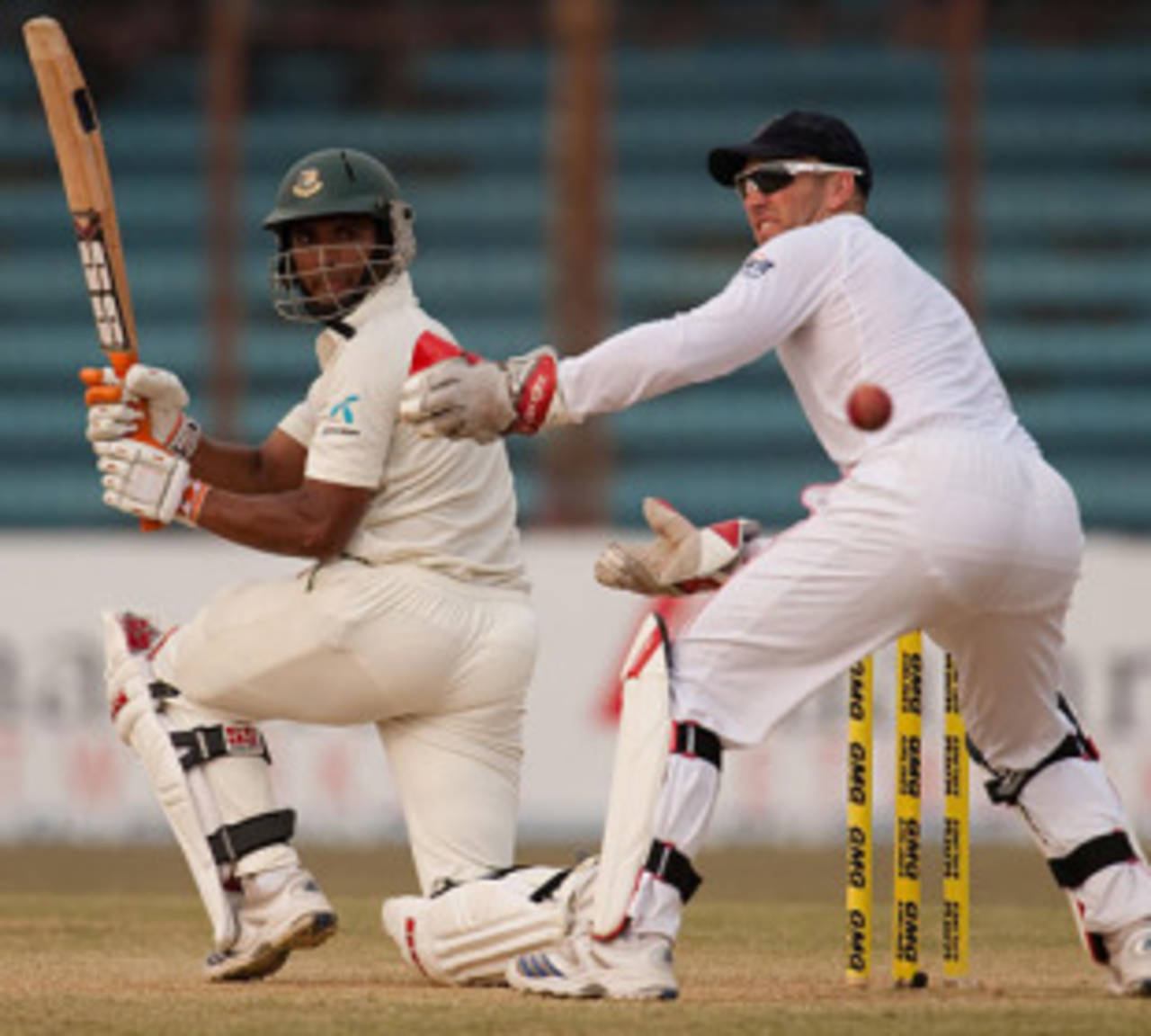 Mahmudullah continued his impressive run with the bat, Bangladesh v England, 1st Test, Chittagong, March 13, 2010