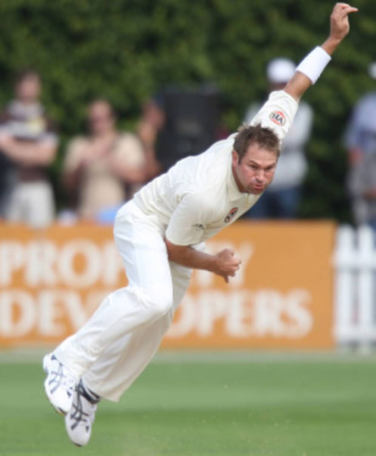 Ryan Harris on Test debut, New Zealand v Australia, 1st Test, 2nd day, Wellington, March 20, 2010