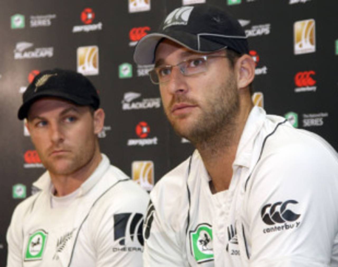 Brendon McCullum has discussed his wicketkeeping future with Daniel Vettori&nbsp;&nbsp;&bull;&nbsp;&nbsp;Getty Images