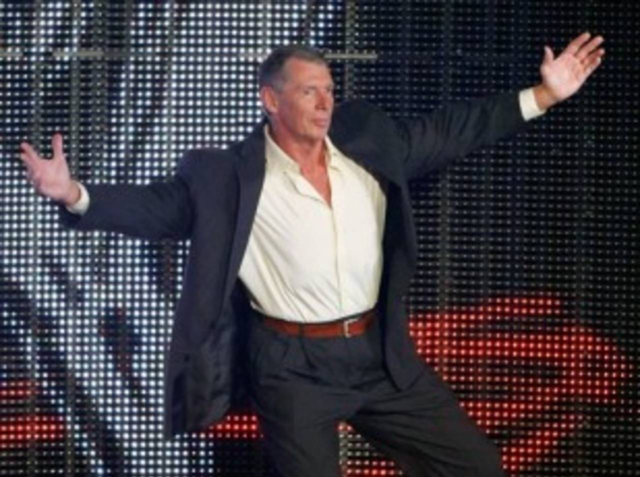 Vince McMahon indicates just how large the planned Yuvraj Singh action figure will be&nbsp;&nbsp;&bull;&nbsp;&nbsp;Getty Images