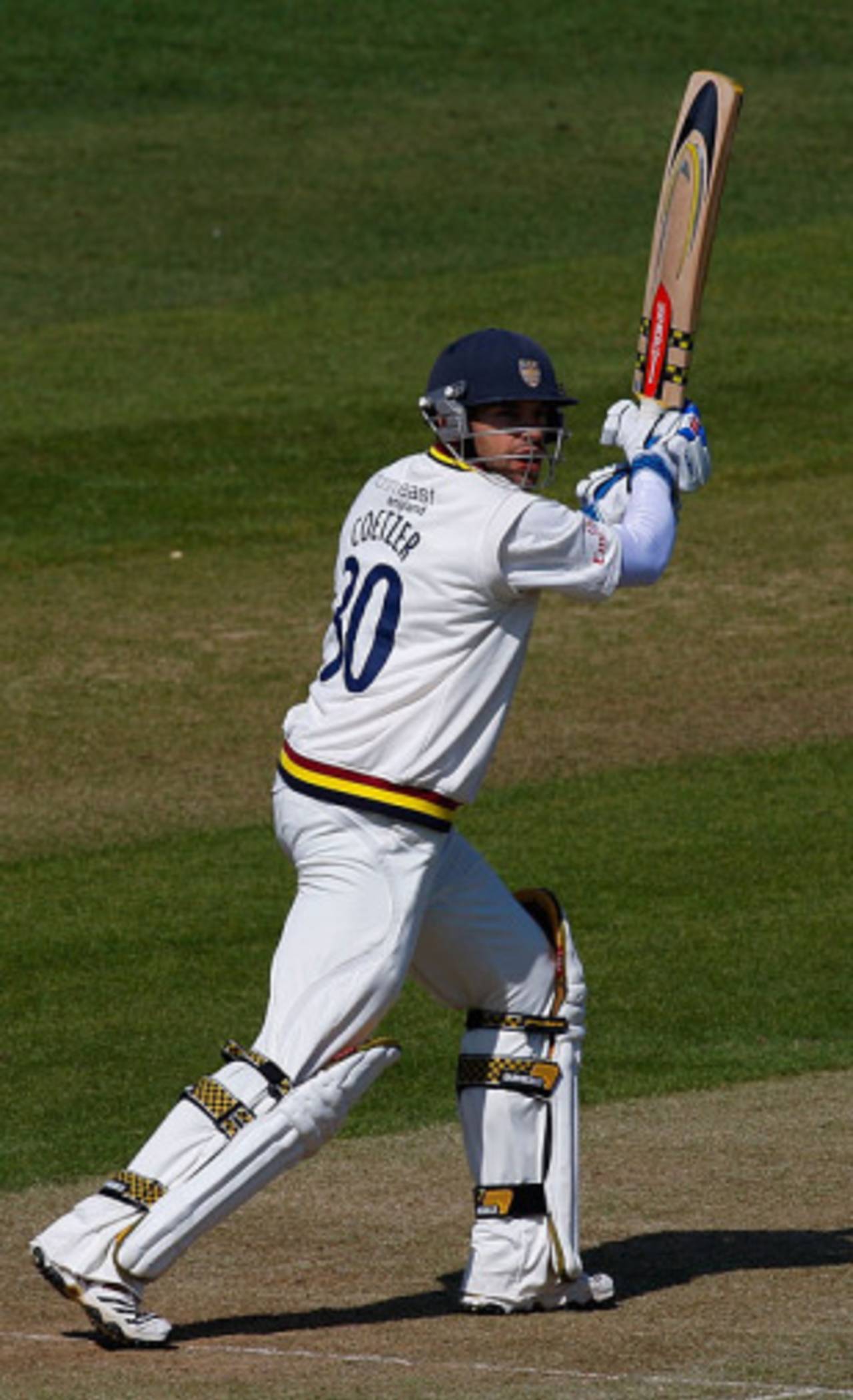 Kyle Coetzer helped get Durham's reply off to a solid start, Durham v Hampshire, County Championship, Division One, Chester-le-Street, April 22, 2010