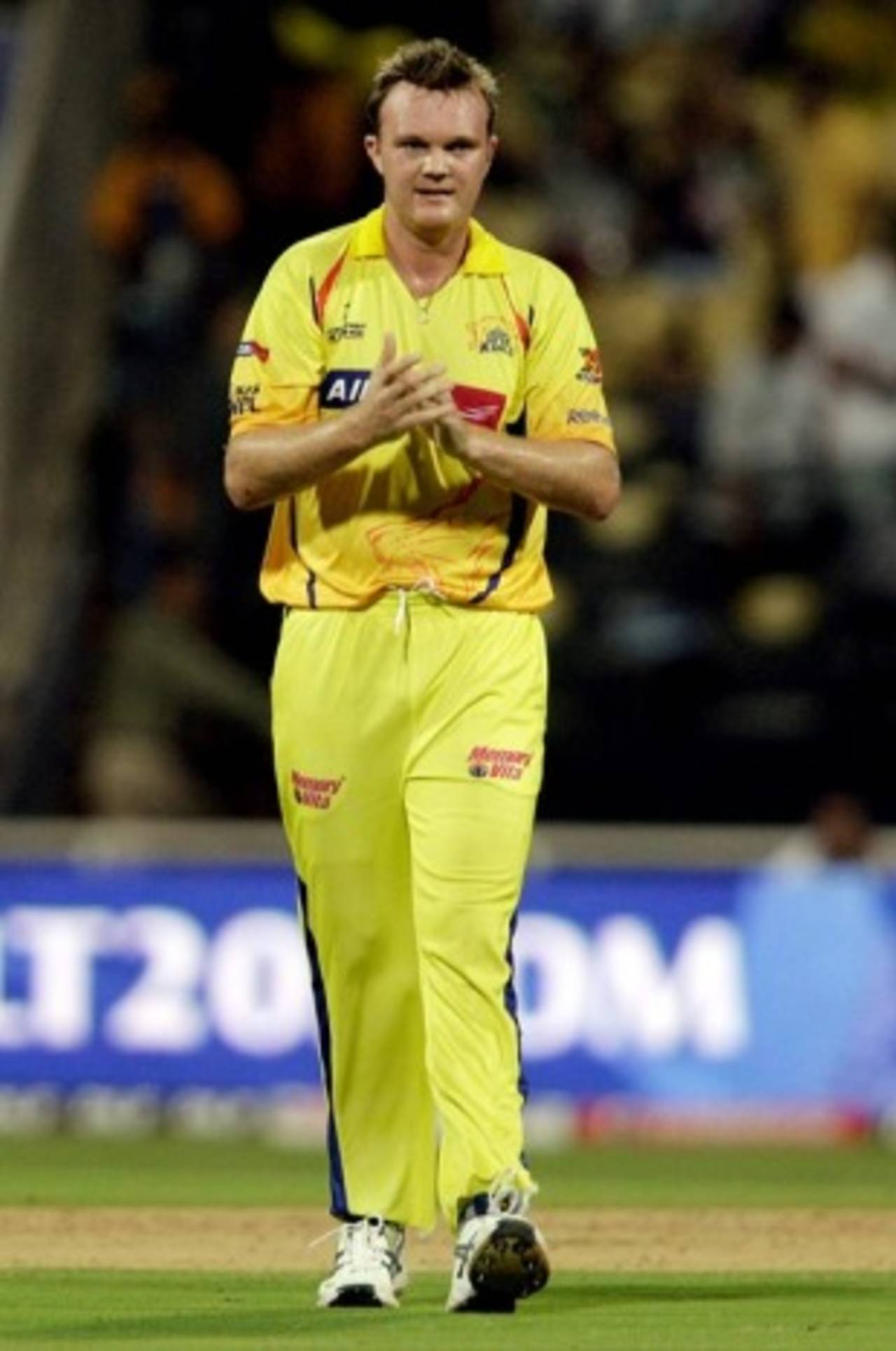 Doug Bollinger turned in a Man-of-the-Match performance, Deccan Chargers v Chennai Super Kings, IPL, 2nd semi-final, April 22, 2010