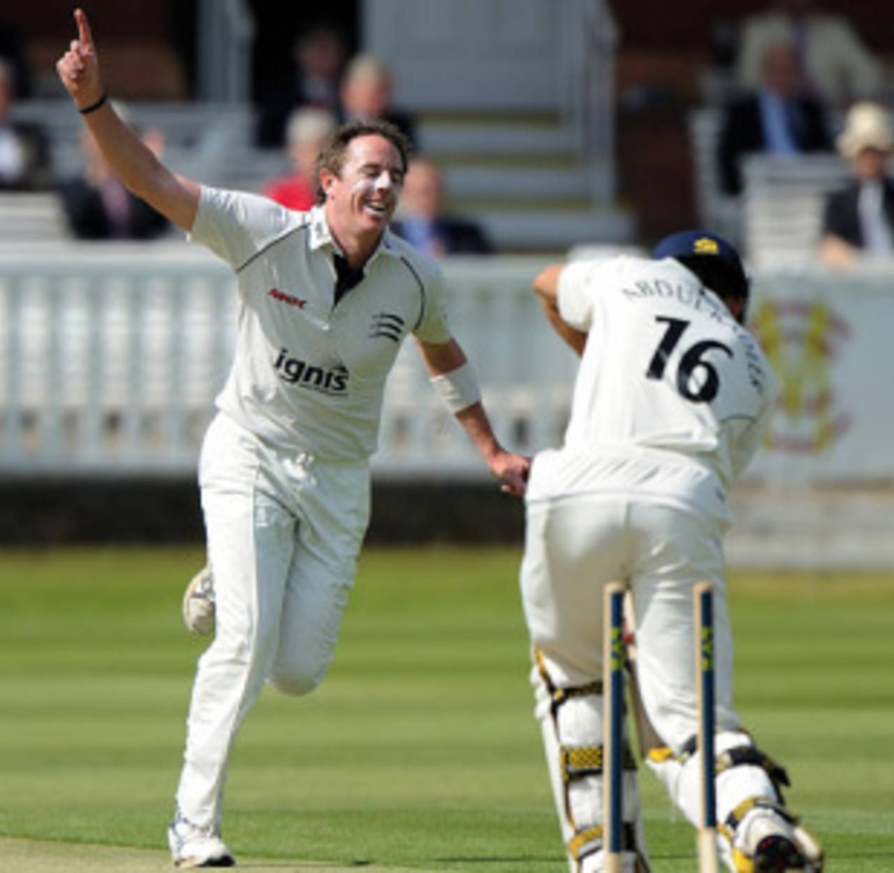 Iain O'Brien last played cricket for Middlesex against Surrey at Uxbridge in July 2010&nbsp;&nbsp;&bull;&nbsp;&nbsp;PA Photos