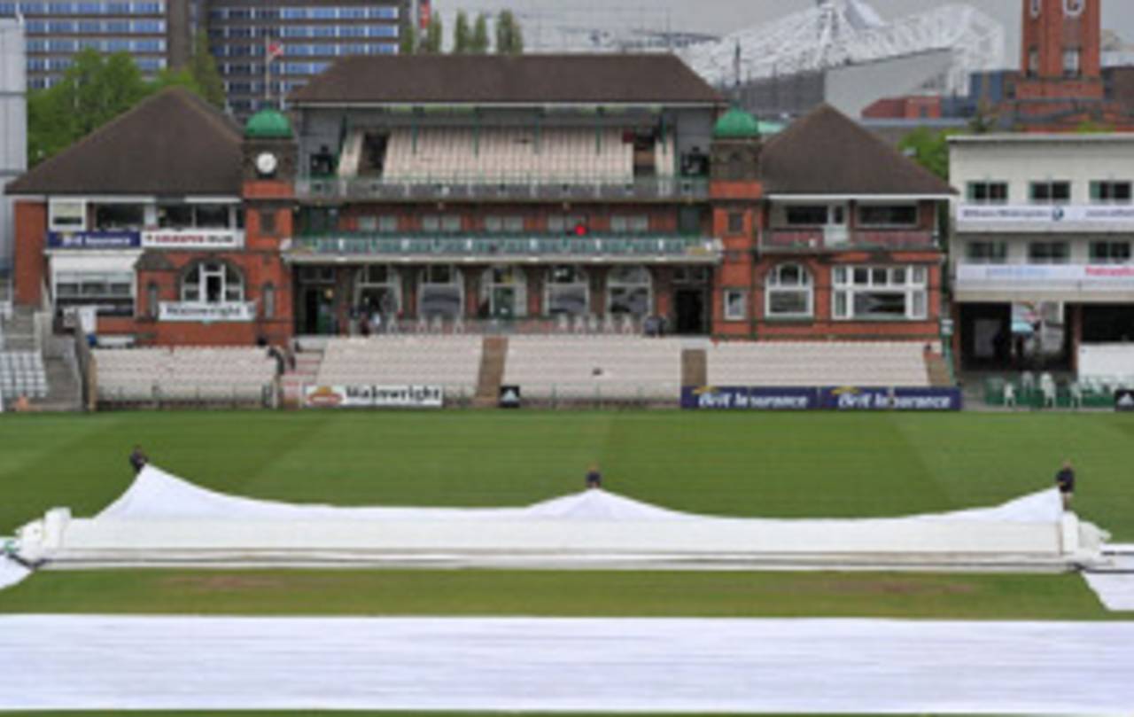 The rains came to halt Lancashire's hopes of victory, Lancashire v Kent, County Championship, Division One, Old Trafford, April 30, 2010