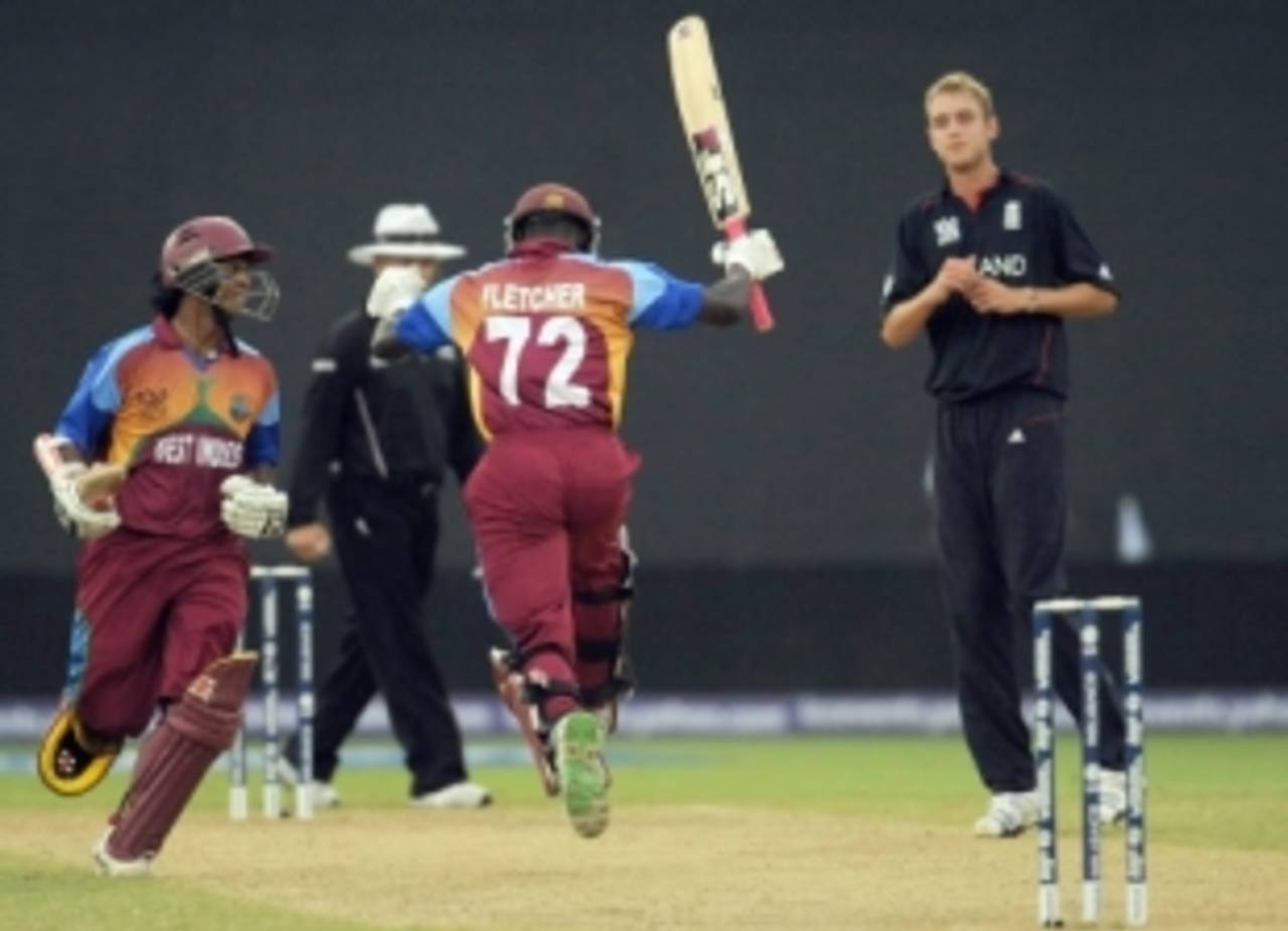 West Indies were lucky to get away with scoring 60 in six overs against England after a rain break&nbsp;&nbsp;&bull;&nbsp;&nbsp;AFP
