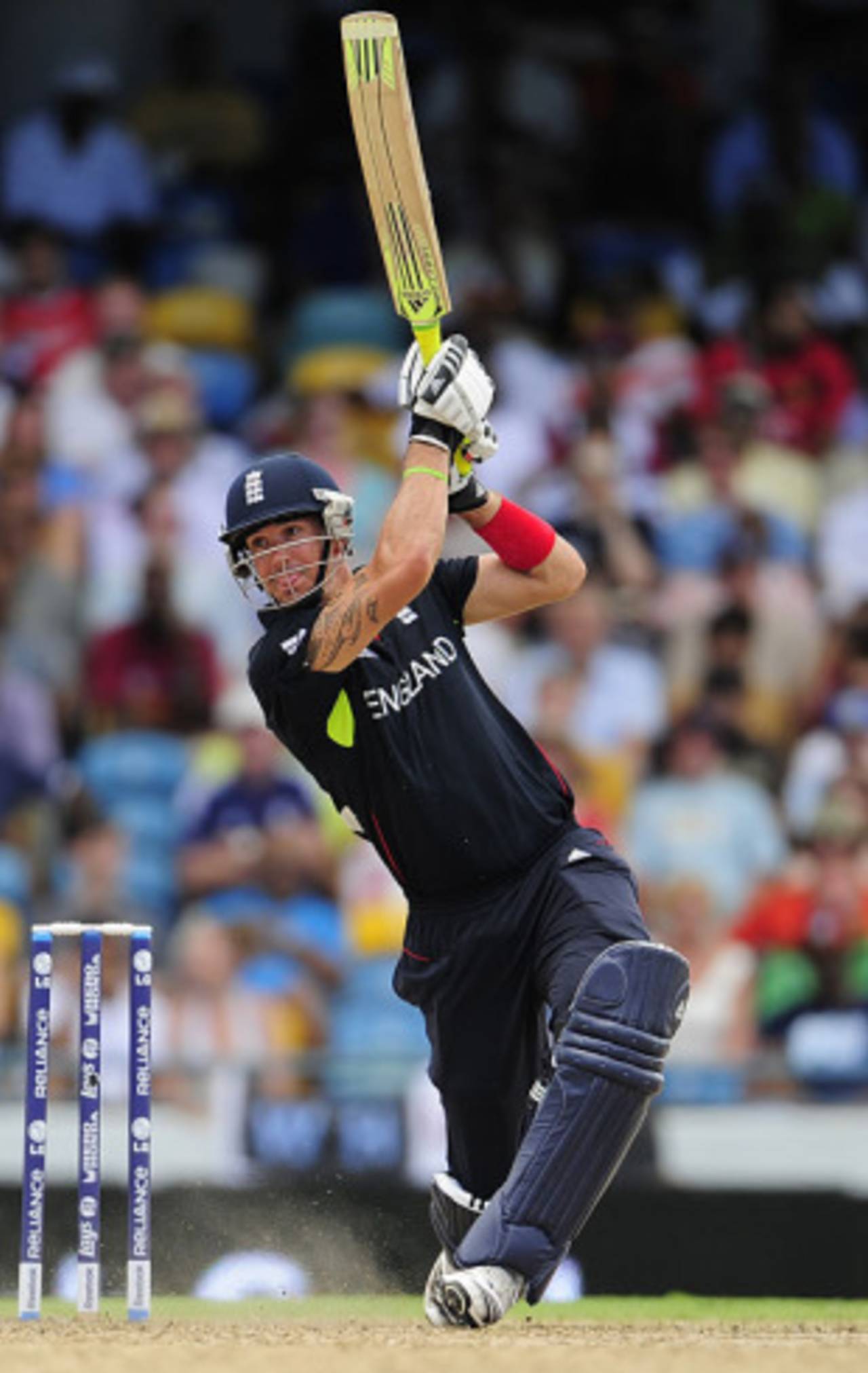 Kevin Pietersen played all the bowlers with ease on his way to a 52-ball 70, England v Pakistan, Group E, World Twenty20, Barbados, May 6, 2010