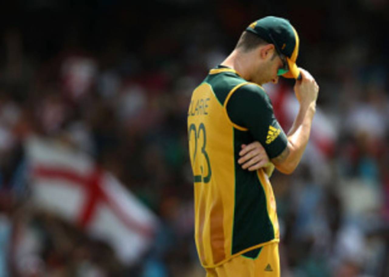 Michael Clarke has a lot to think about after losing the World Twenty20 and struggling with his batting&nbsp;&nbsp;&bull;&nbsp;&nbsp;AFP