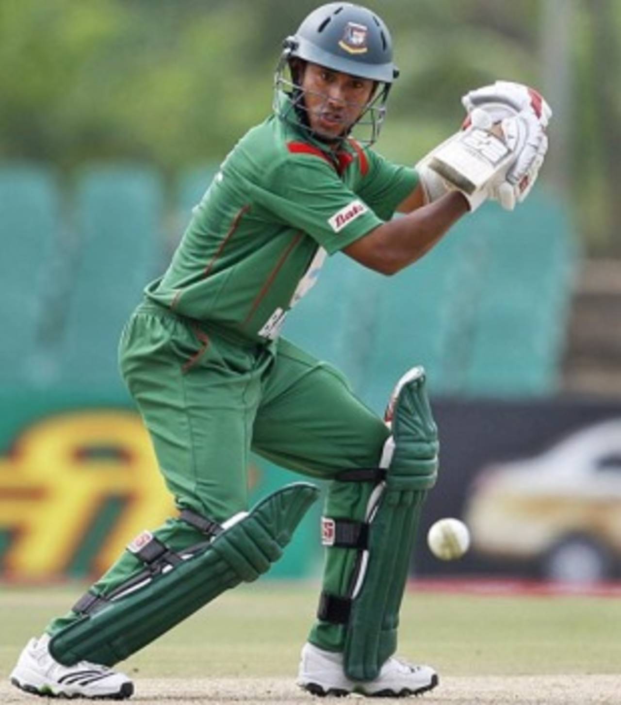 Mohammad Ashraful plays one behind square on the off side, Bangladesh v India, 2nd ODI, Asia Cup, Dambulla, June 16, 2010