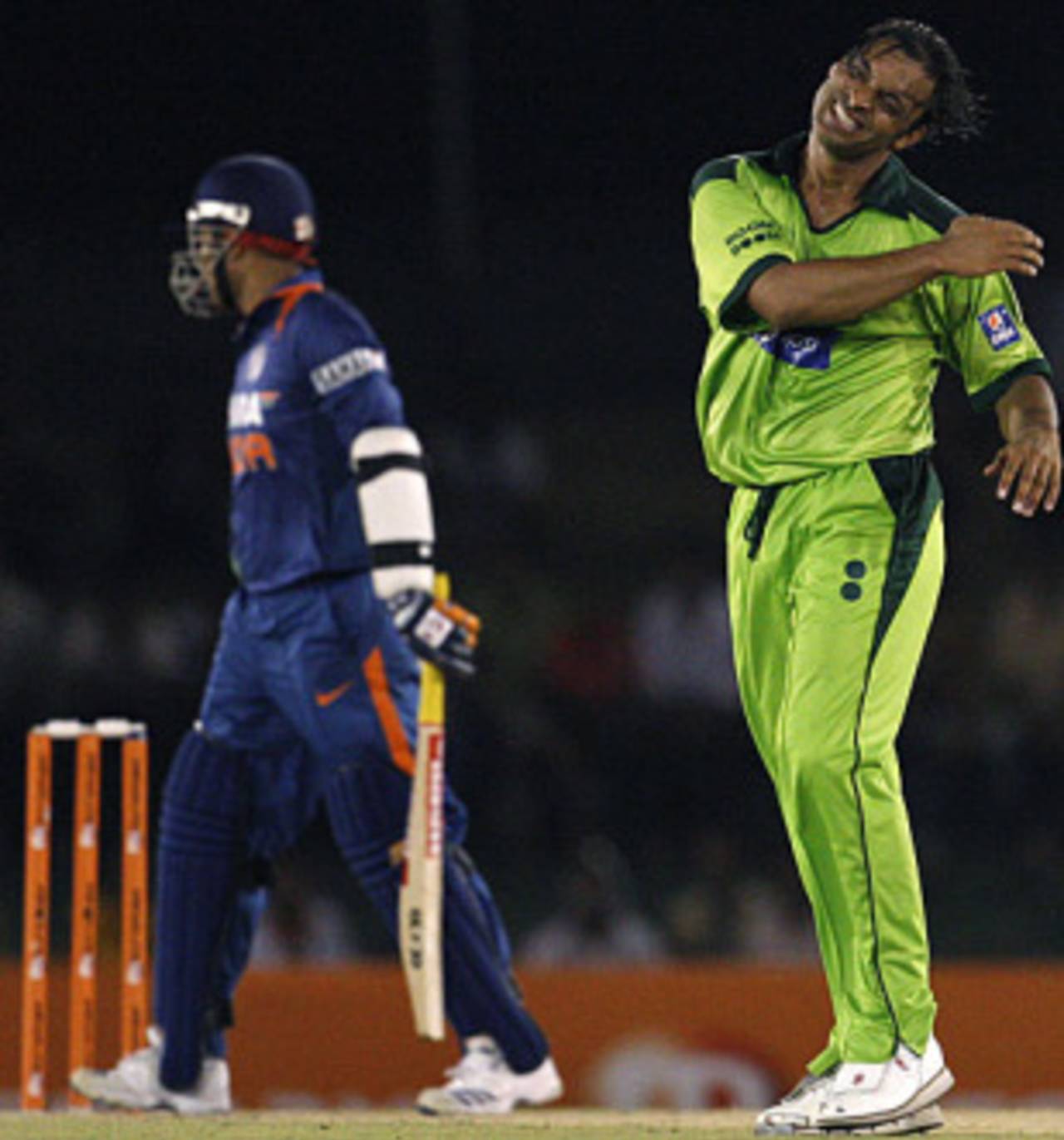 Shoaib Akhtar has made a satisfactory return to international cricket&nbsp;&nbsp;&bull;&nbsp;&nbsp;Associated Press