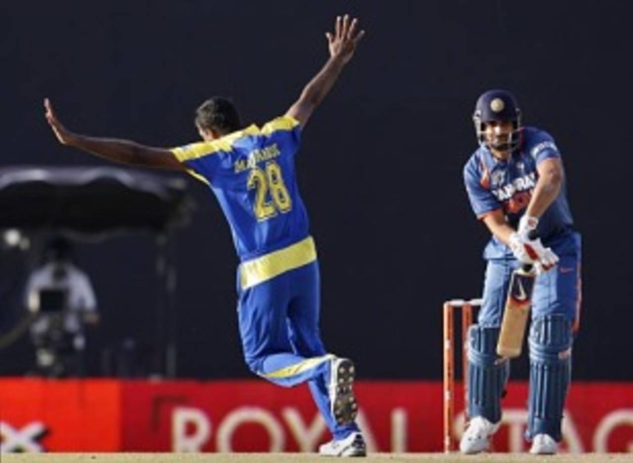 Farveez Maharoof's hat-trick was only the second time a bowler had taken three-in-three in Sri Lanka&nbsp;&nbsp;&bull;&nbsp;&nbsp;Associated Press