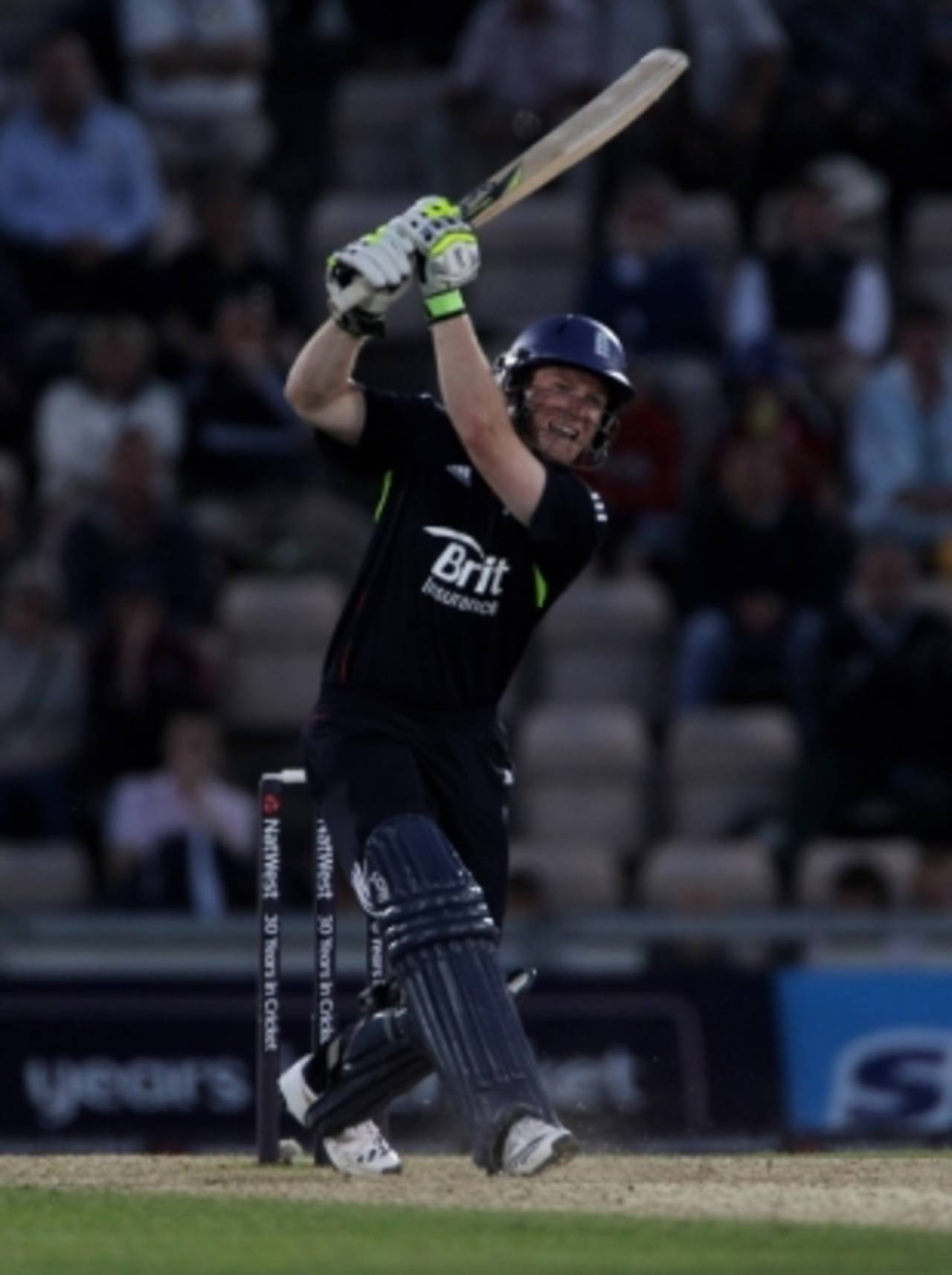 Drive for cover: Eoin Morgan took advantage of Australia's half-volleys in a dominant performance&nbsp;&nbsp;&bull;&nbsp;&nbsp;Getty Images