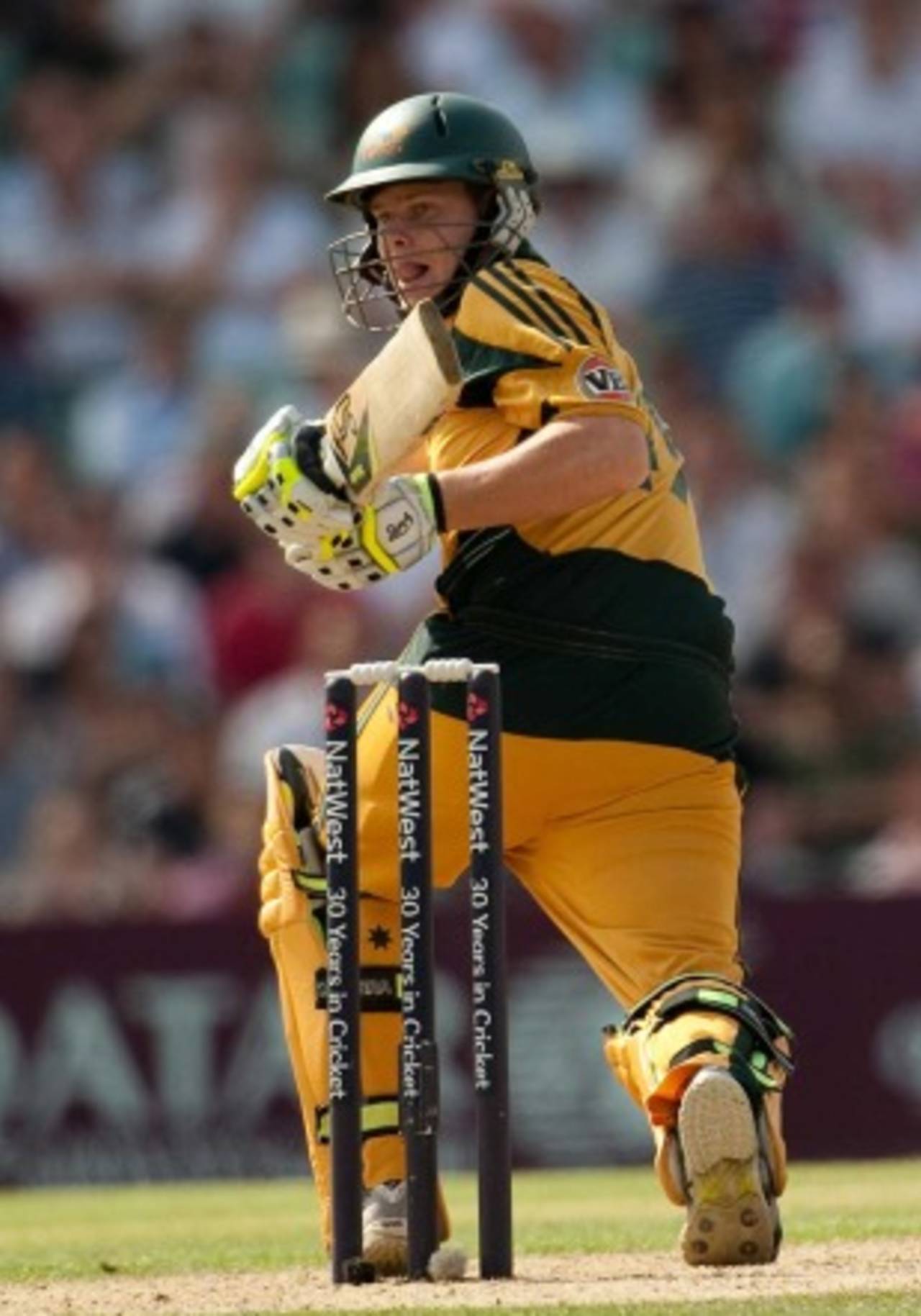 Steven Smith added a late spark to Australia's innings, England v Australia, 4th ODI, The Oval, June 30, 2010