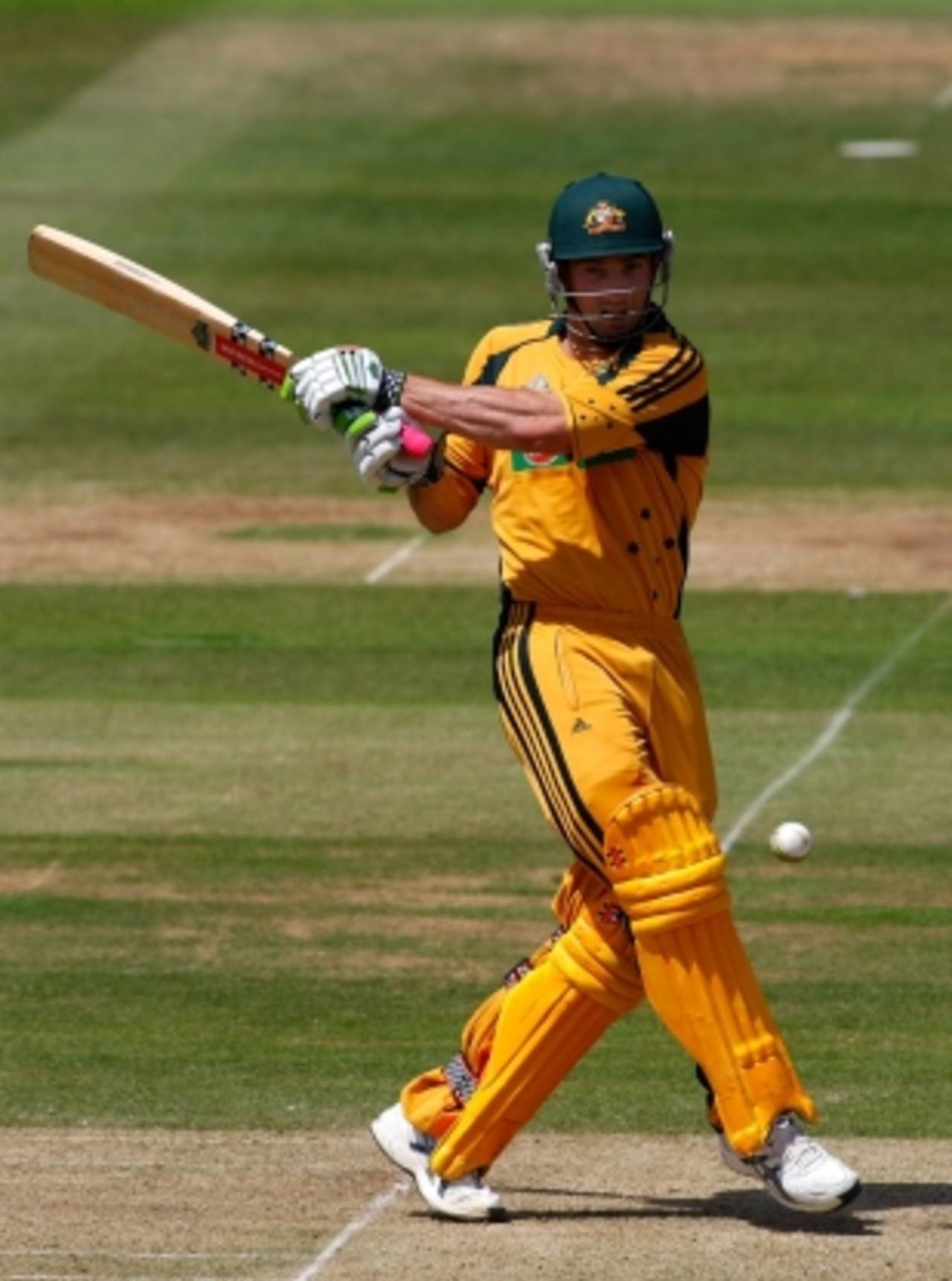 Shaun Marsh struck four fours and three sixes in his 50-ball 59, England v Australia, 5th ODI, Lord's, July 3, 2010