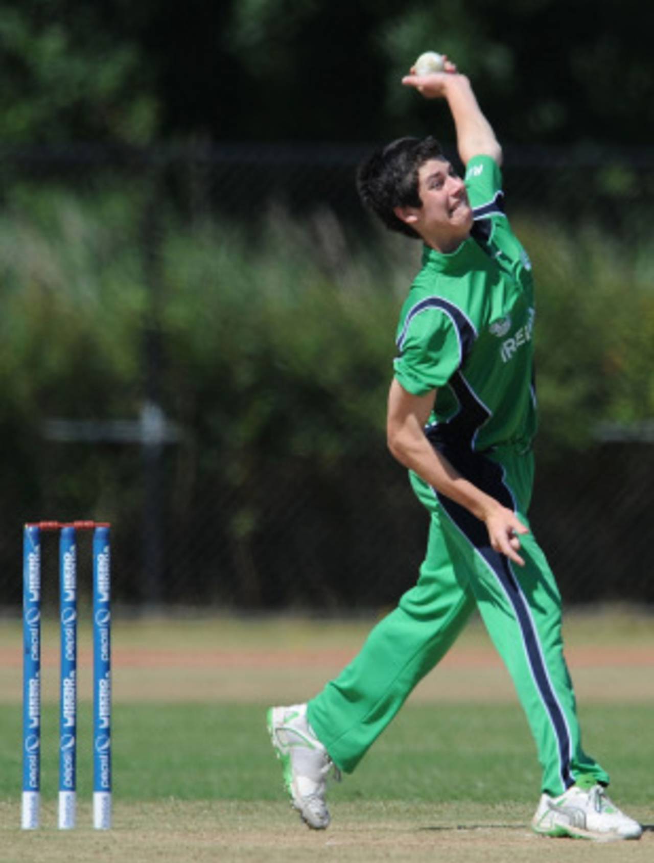 George Dockrell was impressive again for Ireland, Afghanistan v Ireland, ICC WCL Division 1, Rotterdam, July 4  2010