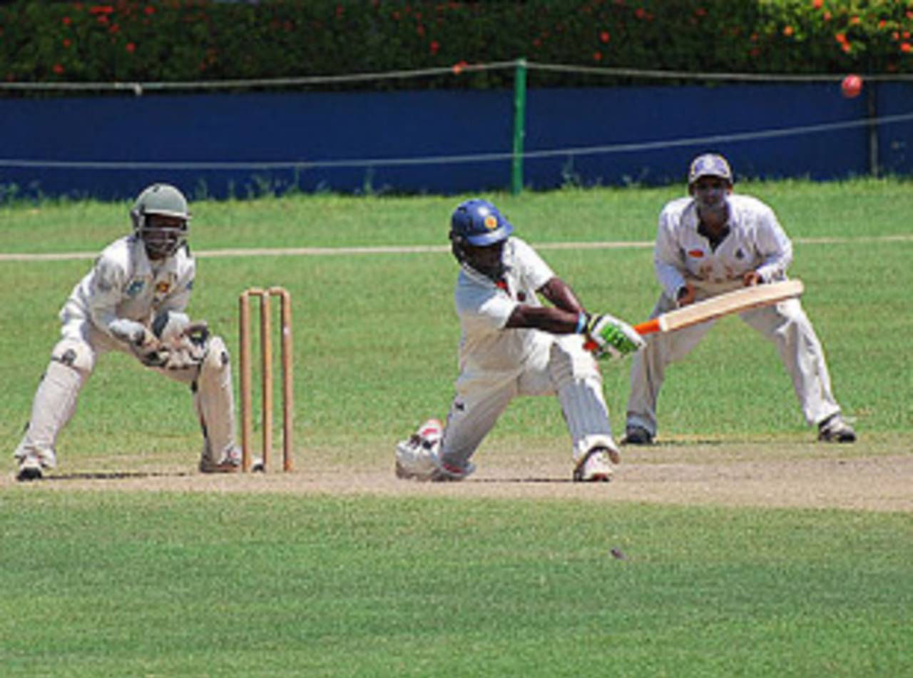 Ashan Priyanjan hit centuries in both innings for Tamil Union, Colts Cricket Club v Tamil Union, Under-23 Youth Tournament Division 1, Group B, 3rd day, Colombo, July 4, 2010