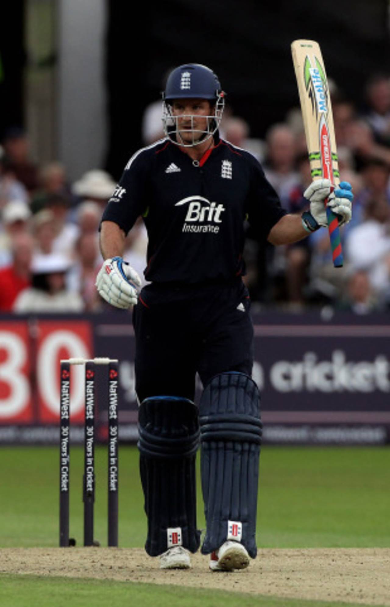 Andrew Strauss reached his fifty off 37 balls, England v Bangldesh, 1st ODI, Trent Bridge, July 8, 2010