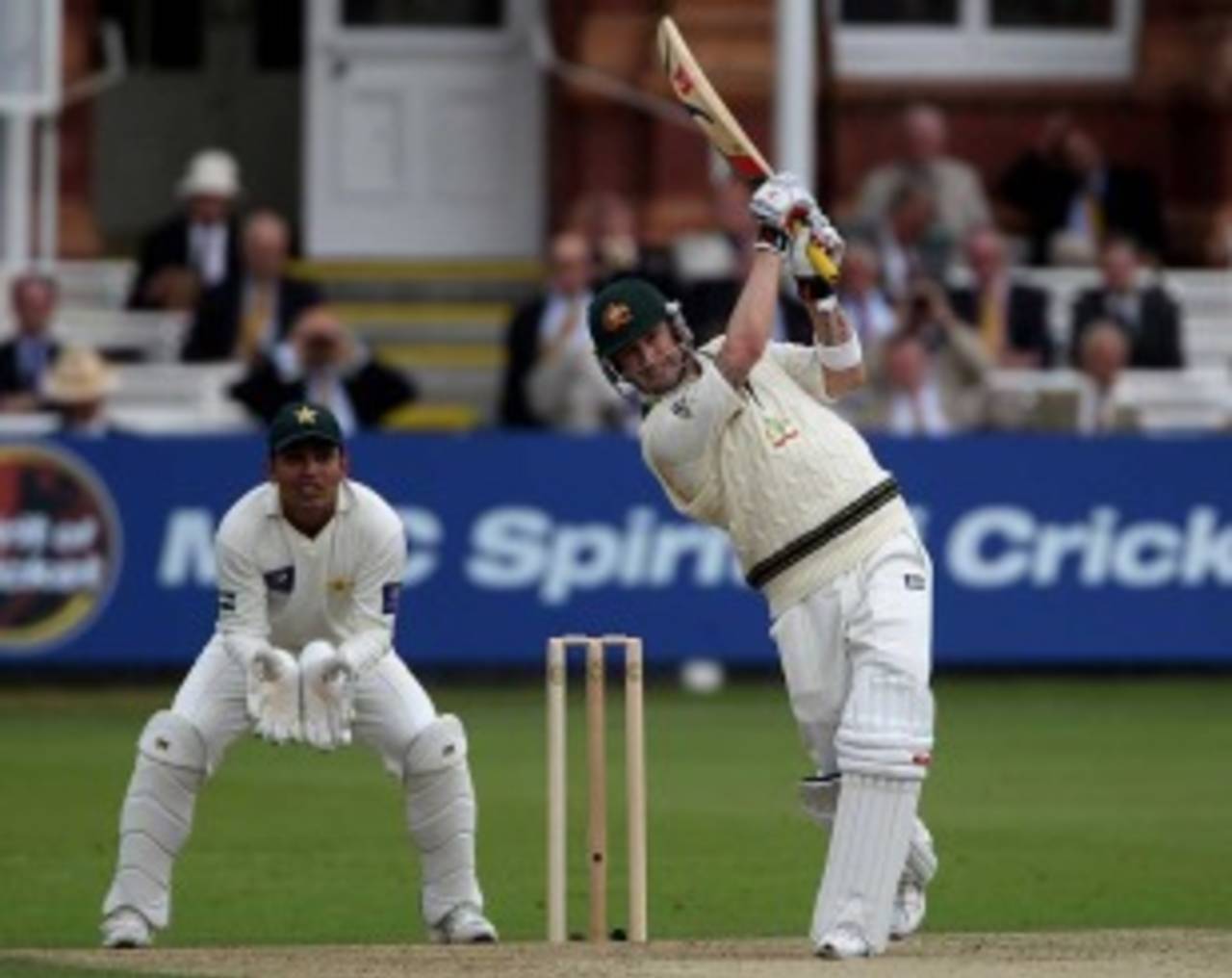 Michael Clarke used his feet well against the spinners, Pakistan v Australia, 1st Test, Lord's, July 13, 2010