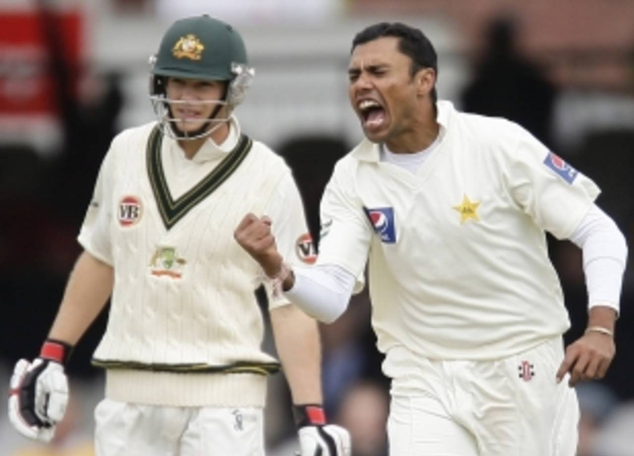 Danish Kaneria removed Steve Smith quickly but Australia built on their lead on day three, Pakistan v Australia, 1st Test, Lord's, July 15, 2010