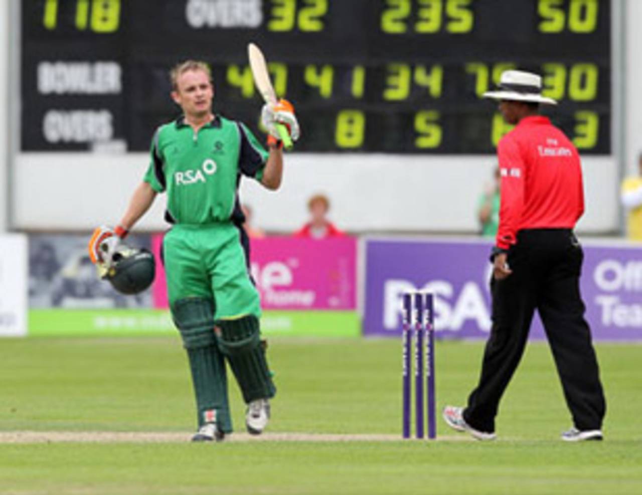 William Porterfield's century led Ireland to an easy victory, Ireland v Bangladesh, 1st ODI, Belfast, July 15, 2010