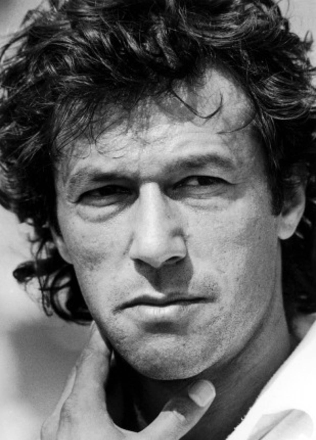 Imran Khan portrait, April 28, 1987