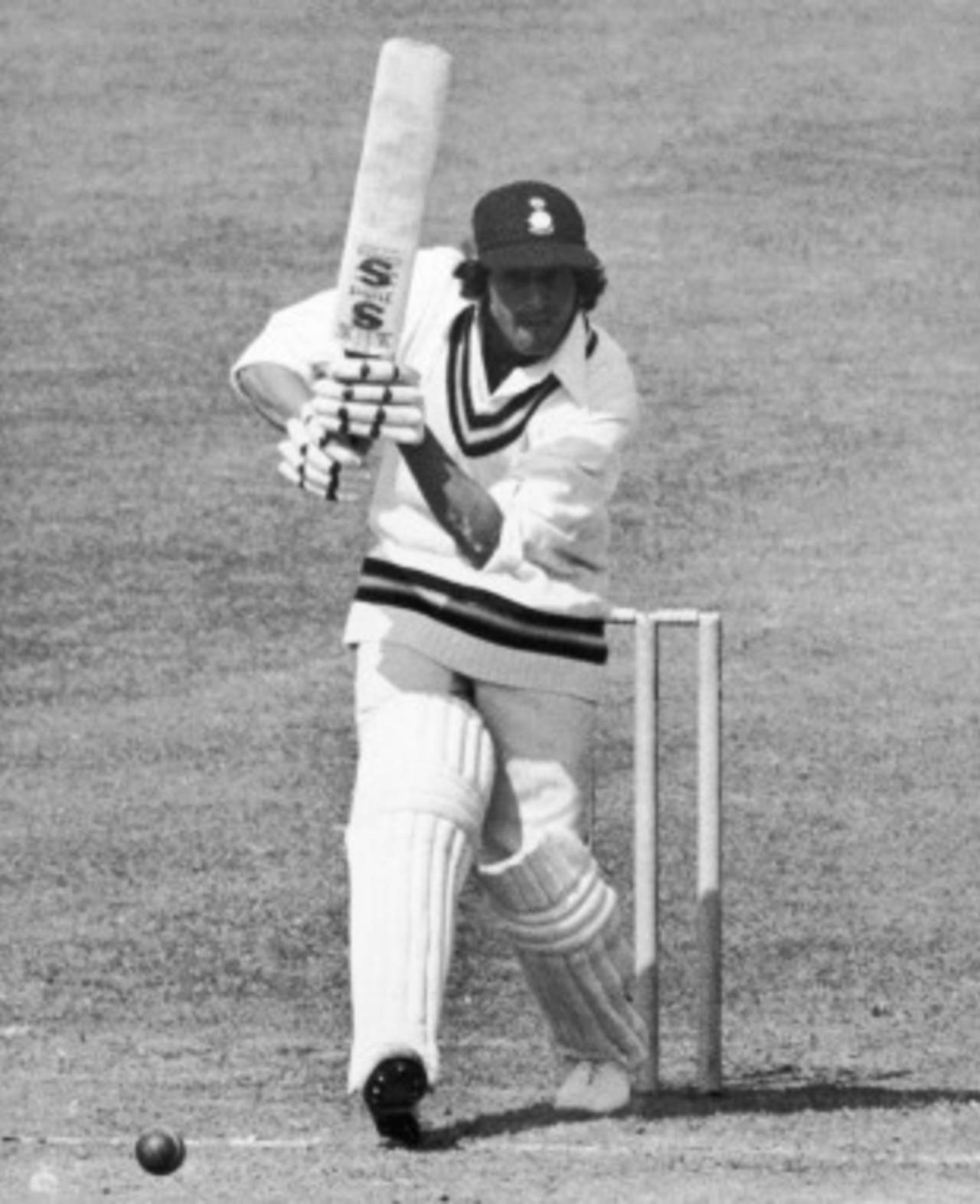Eknath Solkar punches the ball down the ground, World Cup, June 10, 1975