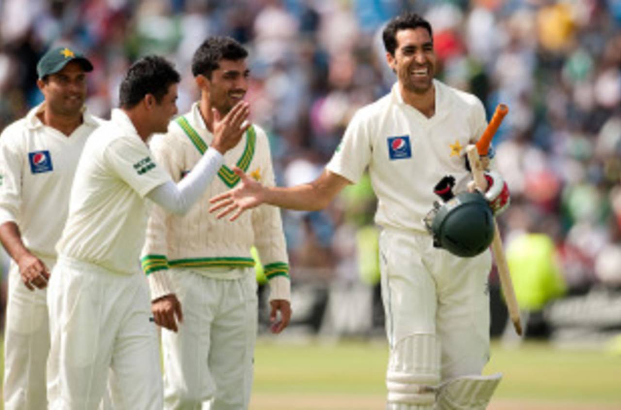 Despite the tension in the closing stages of the Headingley Test, Umar Gul backed himself to hit the winning runs&nbsp;&nbsp;&bull;&nbsp;&nbsp;PA Photos